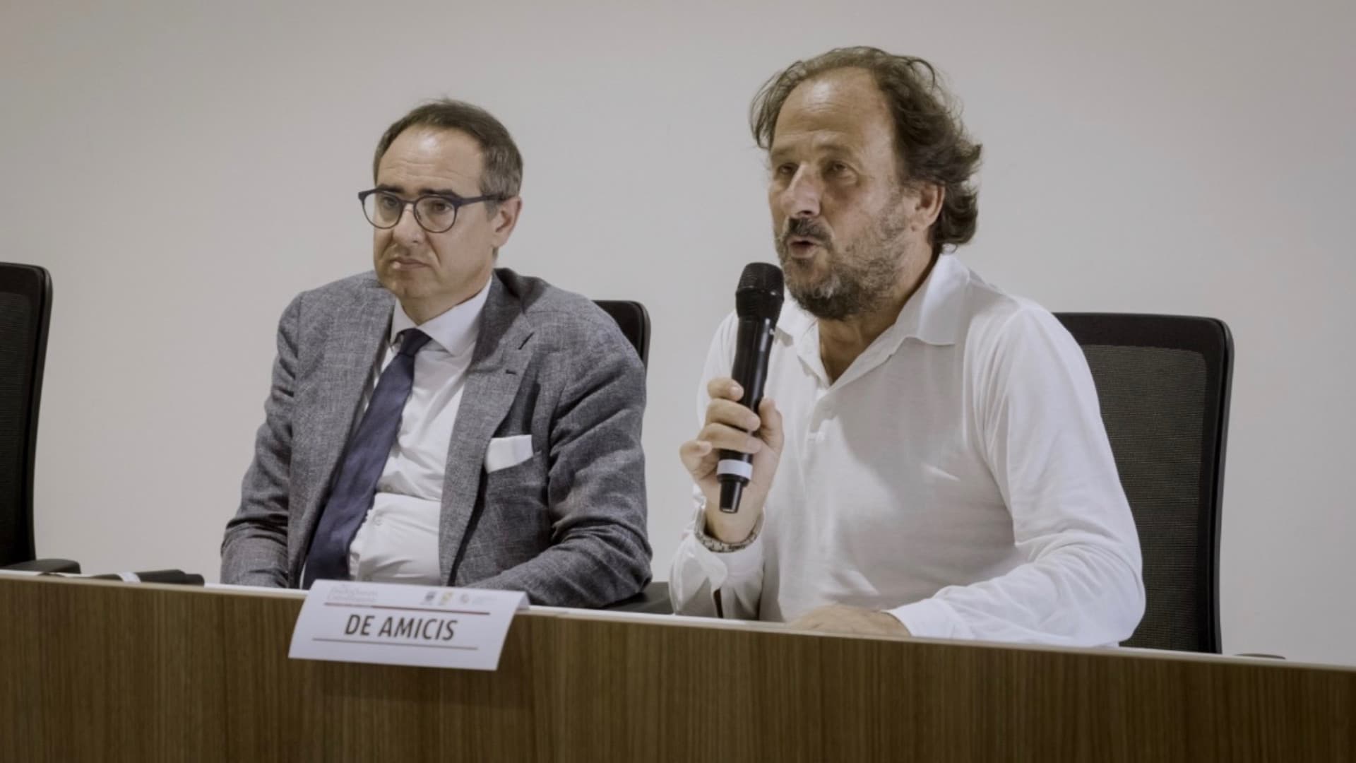 da sinistra Raffaele Daniele e Leonardo De Amicis