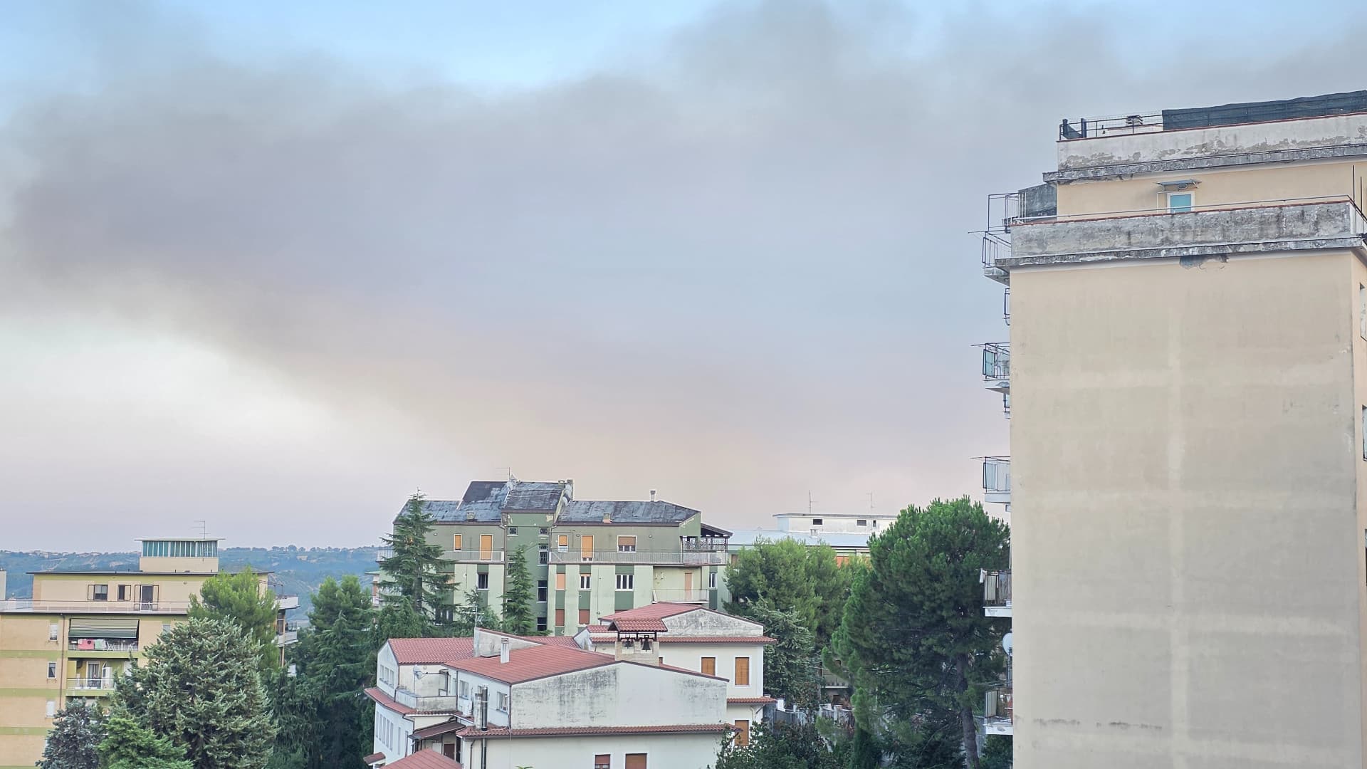 Il fumo in lontananza
