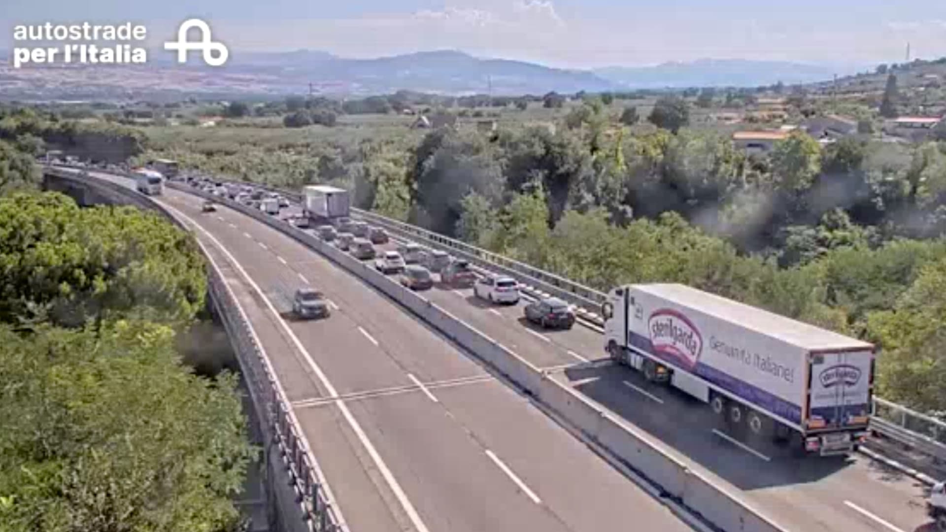 Traffico in tilt in A14
