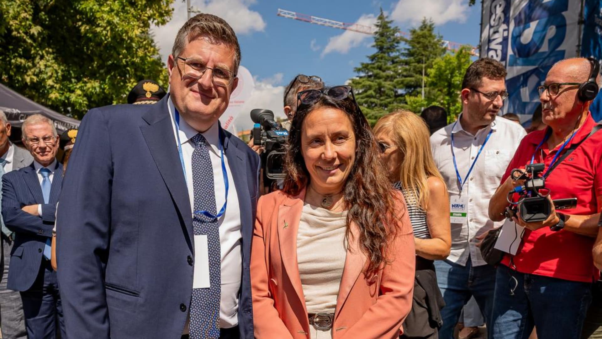 Roberto Santangelo con Alessandra Locatelli