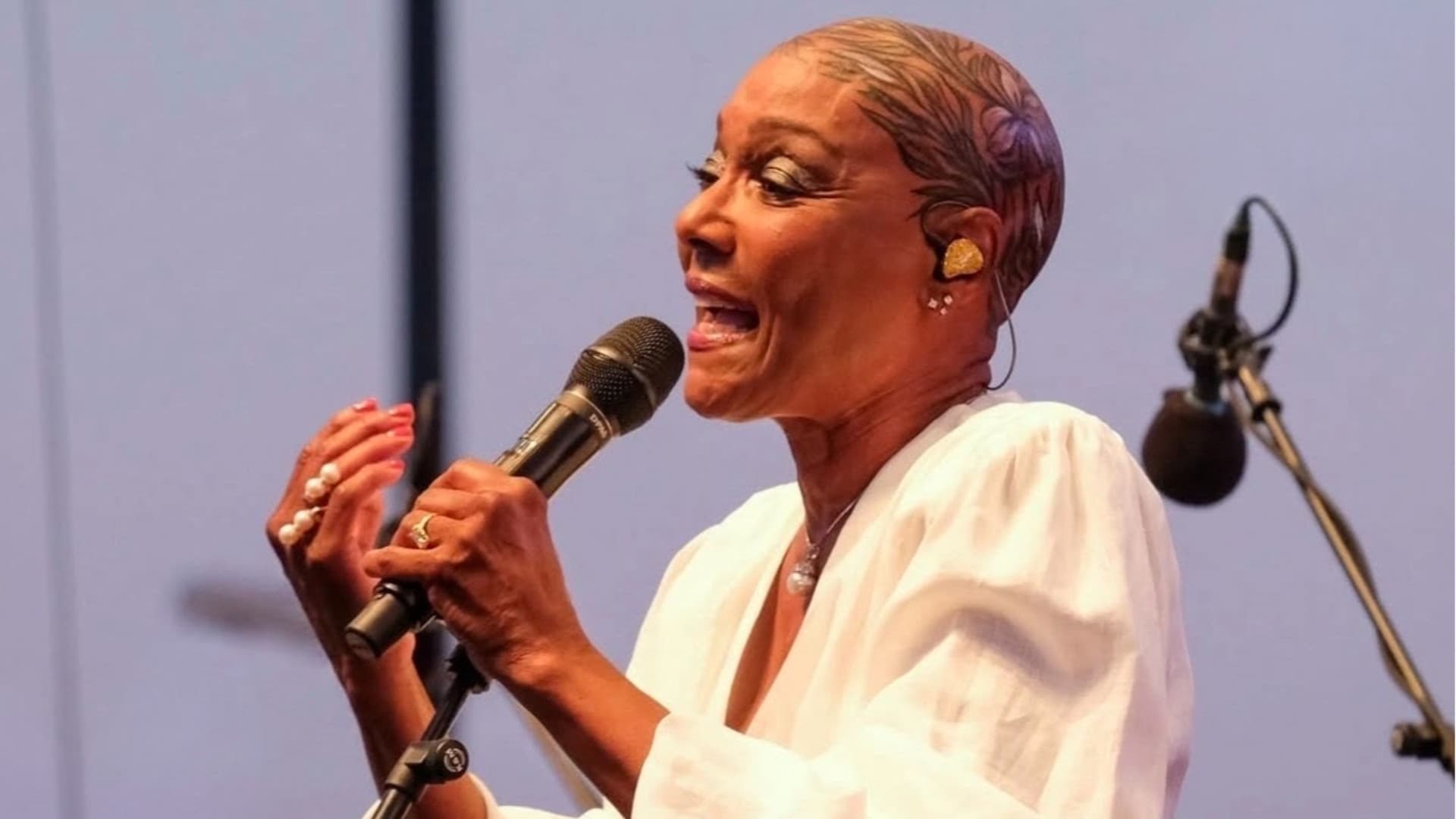 La celebre cantante