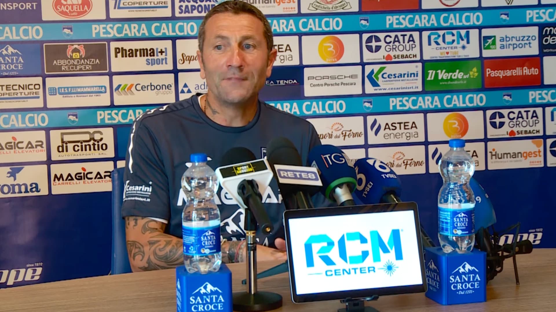Antonio Buscè in conferenza stampa