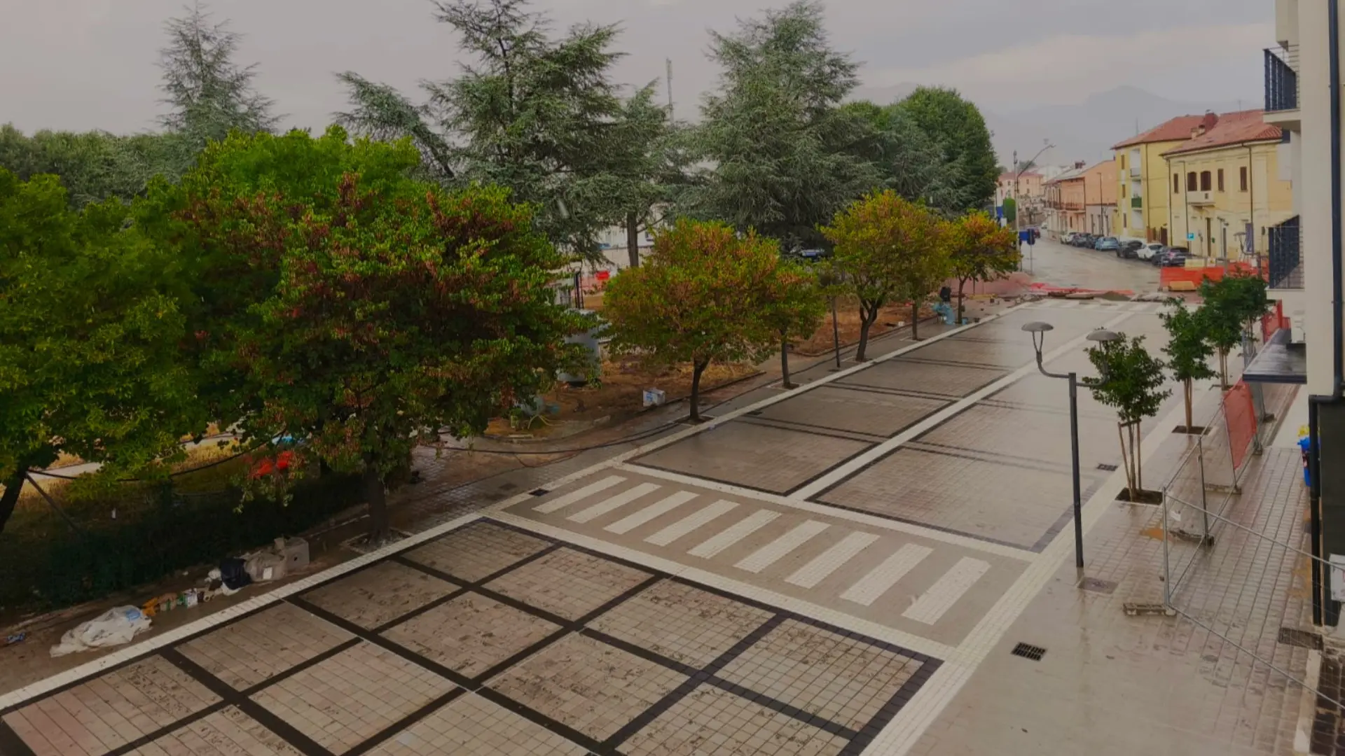 L'area della stazione ad Avezzano
