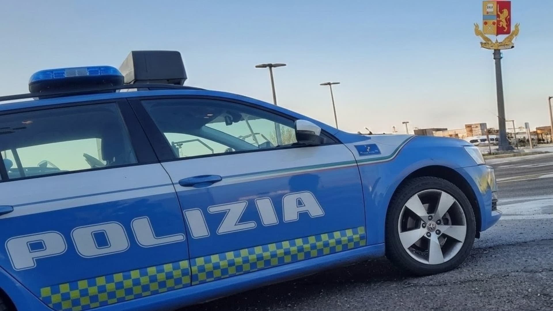 Polizia sul posto