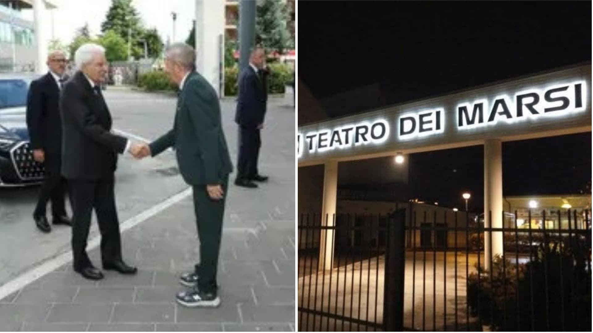 Il Teatro dei Marsi celebra il suo ventesimo compleanno dopo la visita di Mattarella