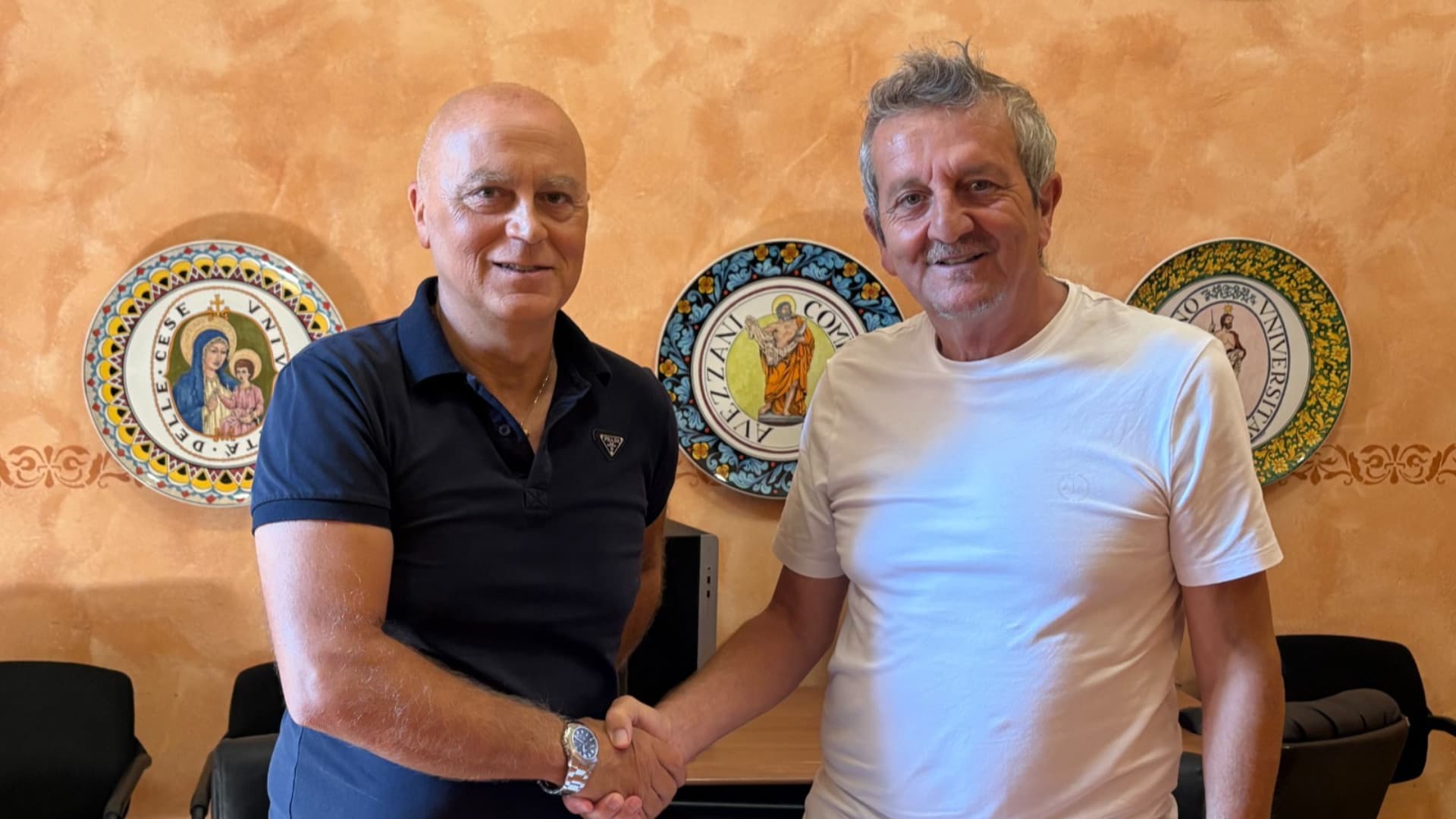 Il sindaco Di Pangrazio e l'esperto Scalisi