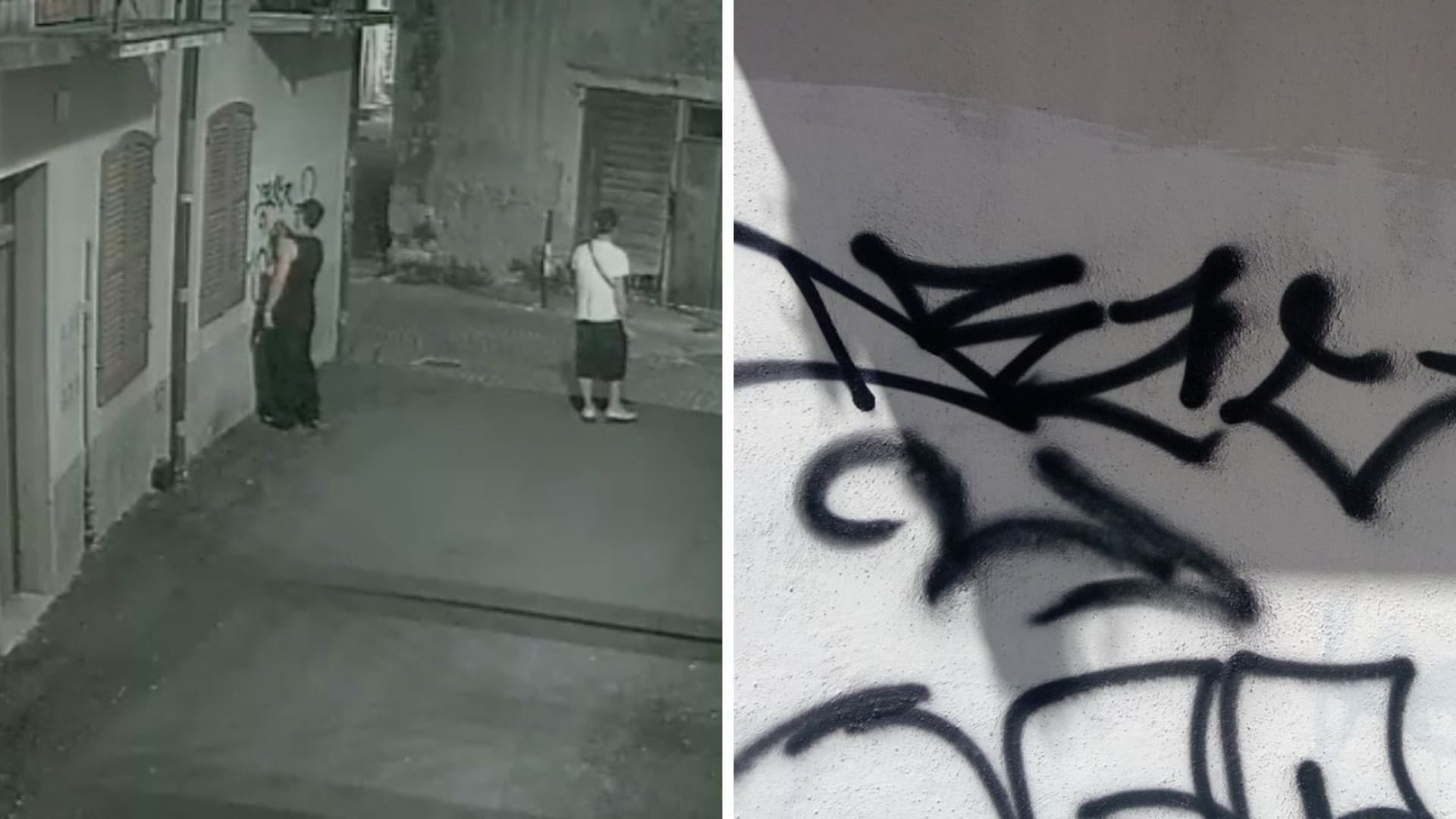 Teramo, vernice sui muri della storia: ripresi mentre imbrattano via Getulio - Video