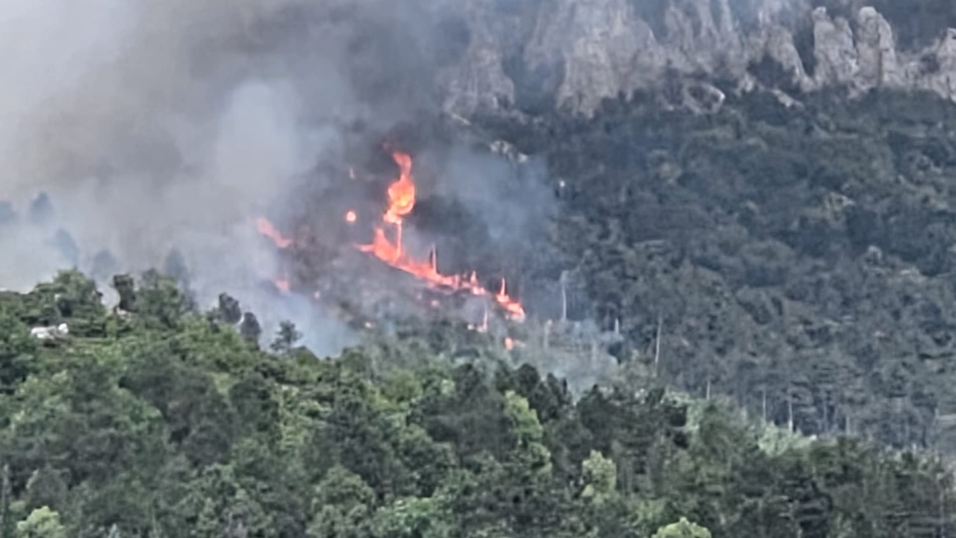 L'incendio
