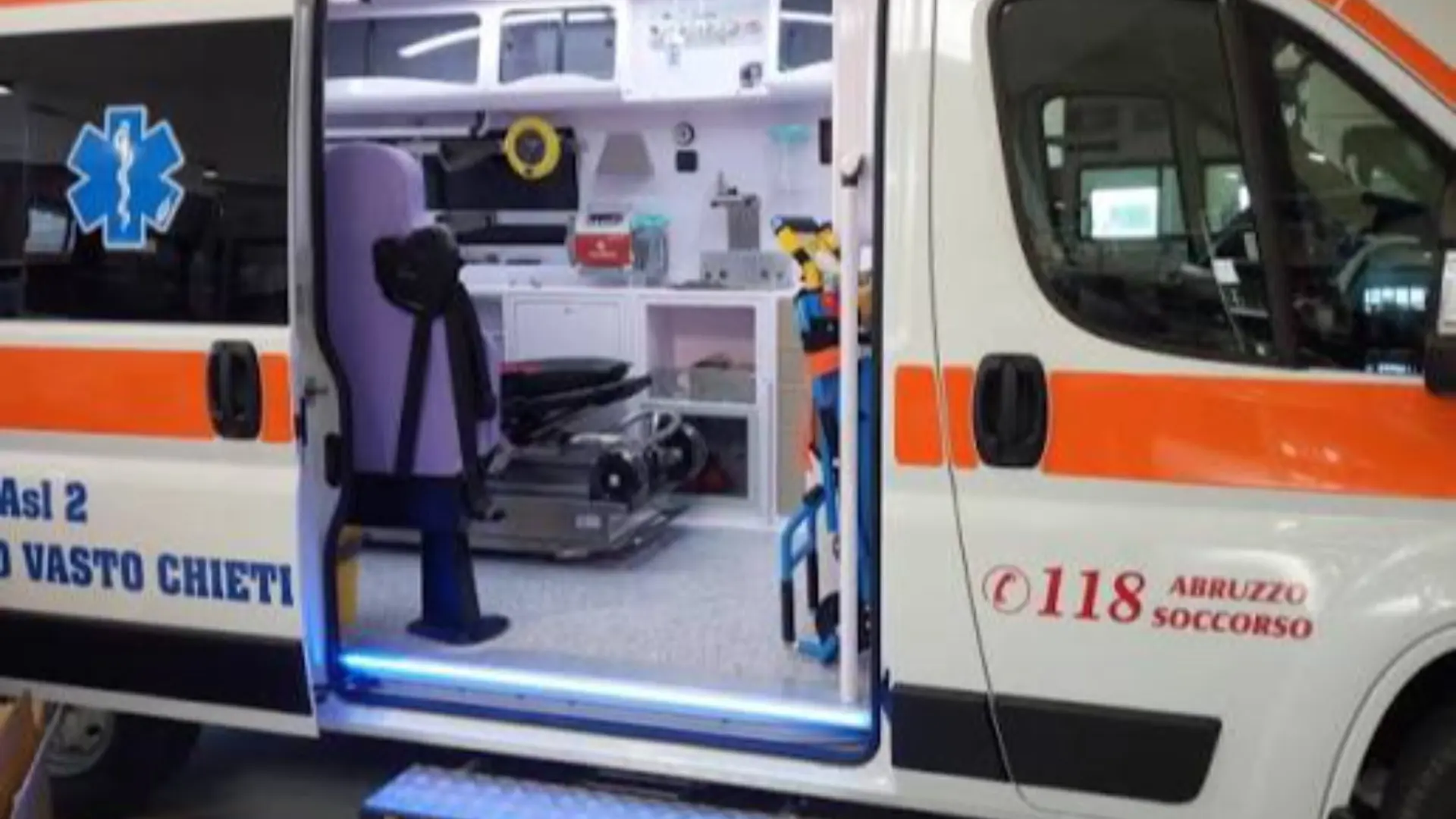 Lanciano, cade dalla bicicletta e riporta un trauma cranico