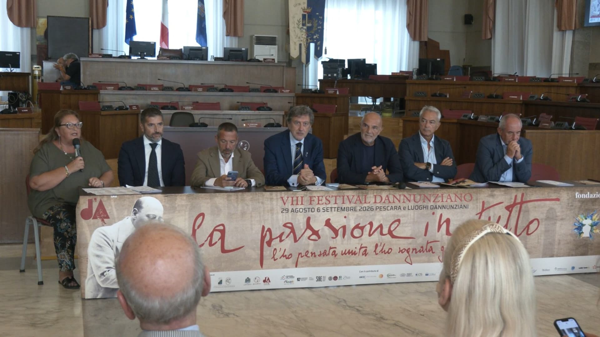 Un momento della conferenza stampa