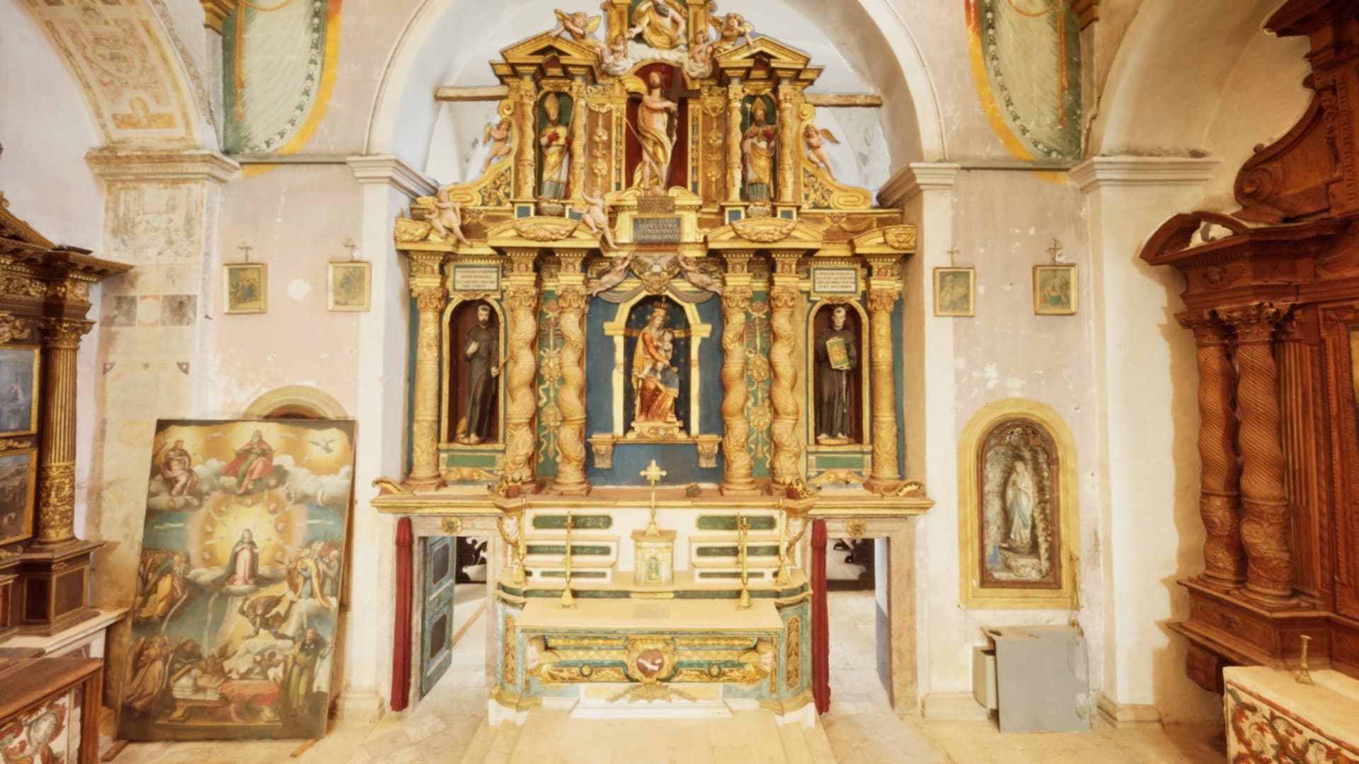 Calascio, la chiesa di Santa Maria delle Grazie riapre le sue porte