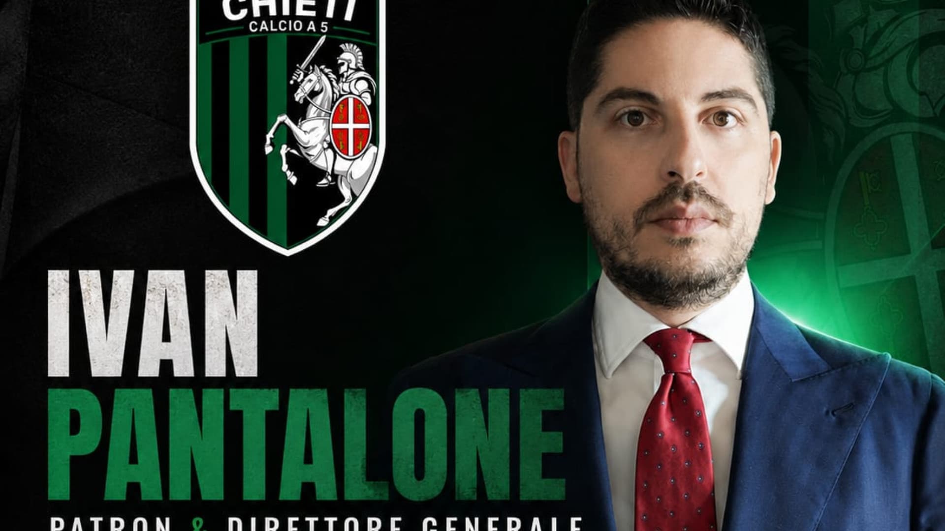 Chieti, Calcio a 5: Ivan Pantalone è il nuovo patron e direttore generale del Città di Chieti