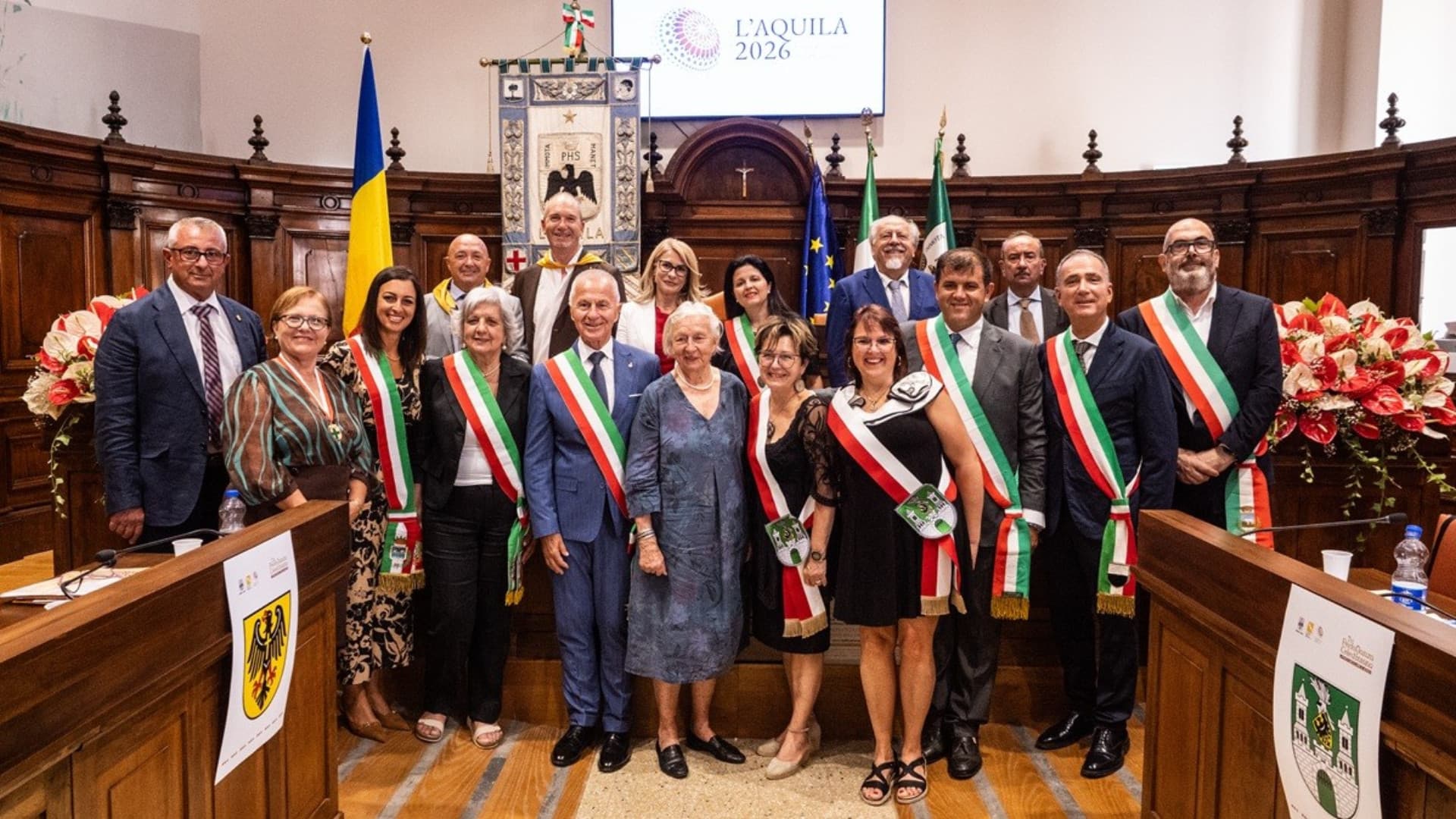 L'Aquila, Perdonanza Celestiniana: a Palazzo Margherita l’incontro con le città gemellate