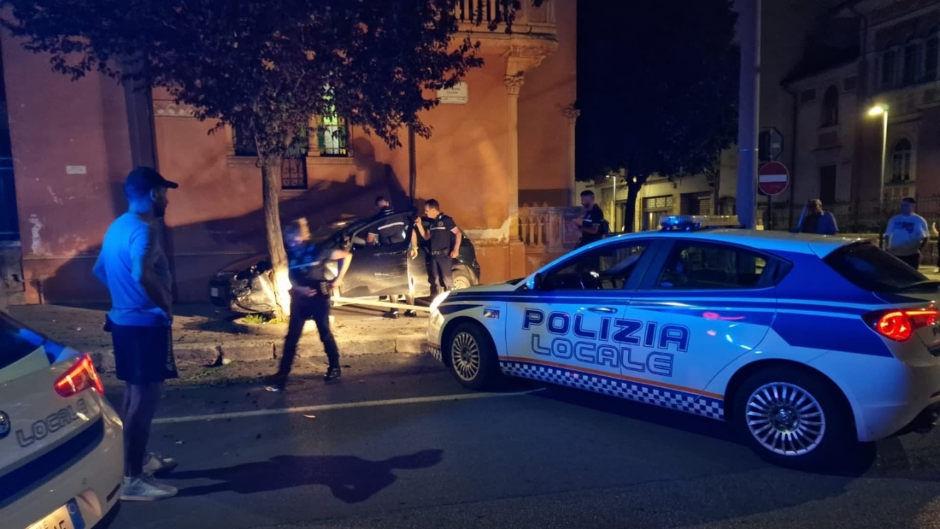 L'intervento della polizia locale