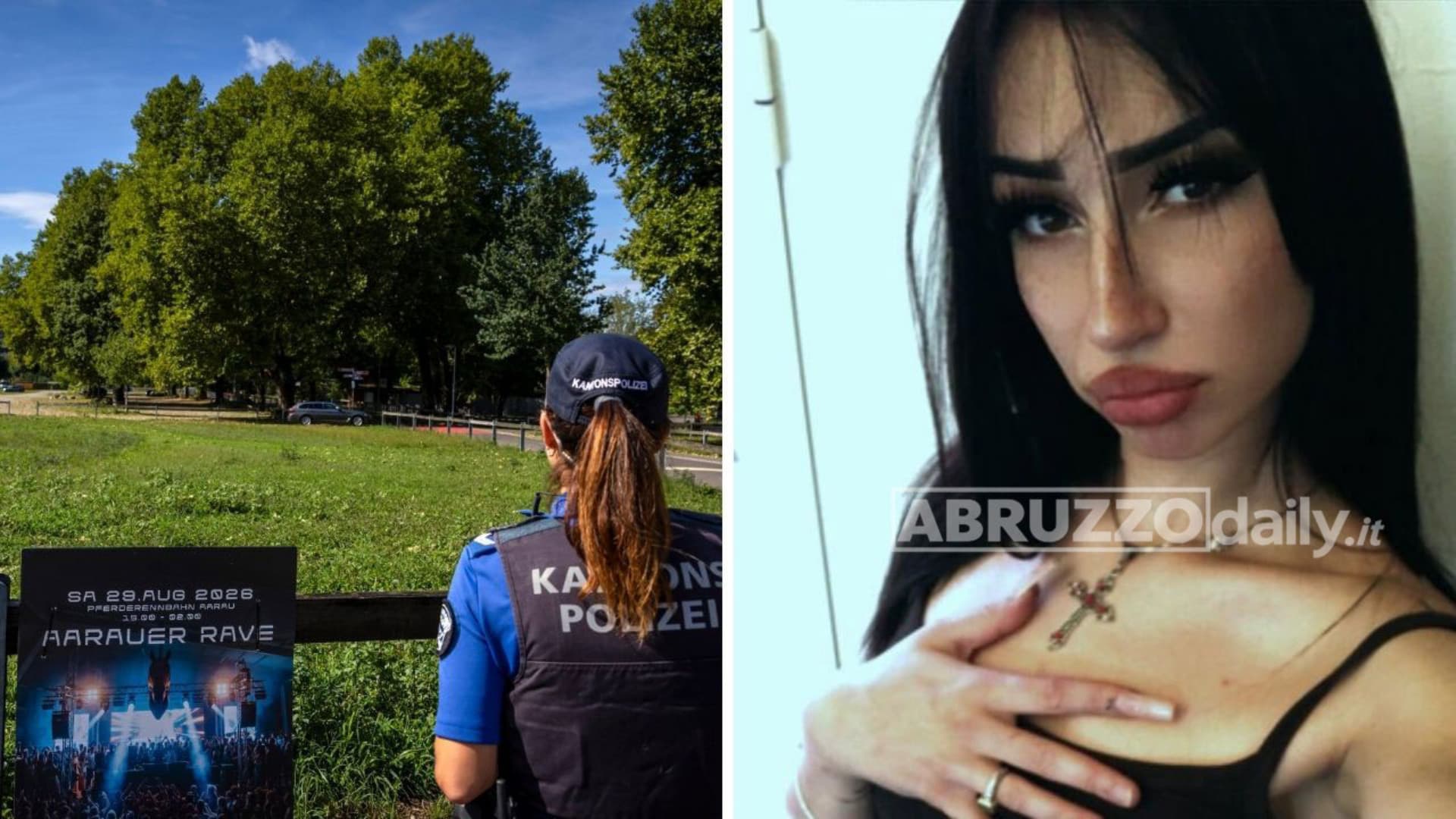 La zona della tragedia e la vittima
