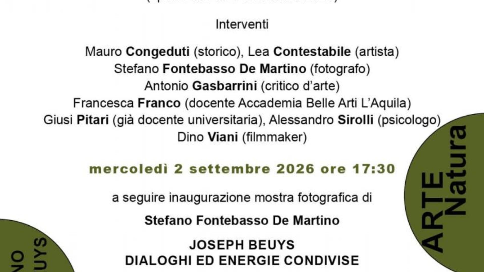 L'Aquila, "Seminiamo Arte" VI edizione: incontro interdisciplinare su e per l'Orto Botanico del Convento di Santa Maria di Collemaggio