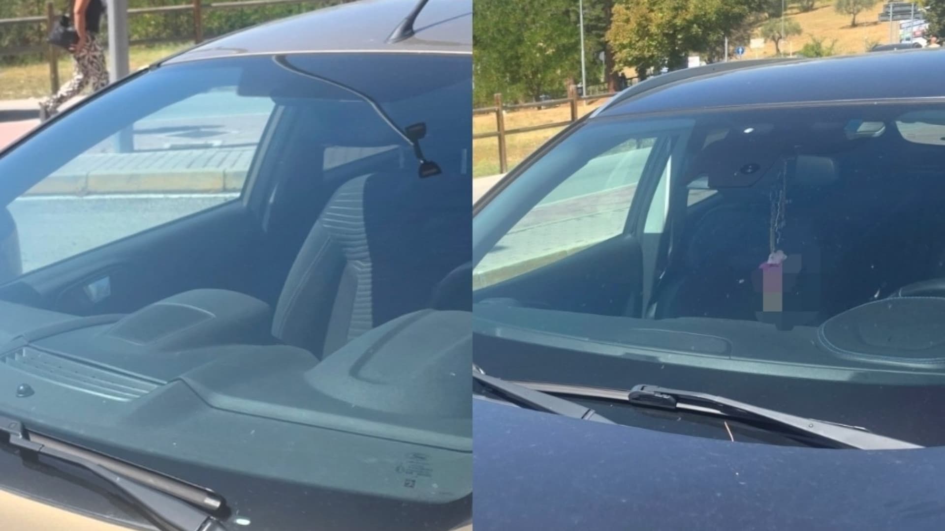 Auto negli stalli per i disabili senza contrassegno esposto