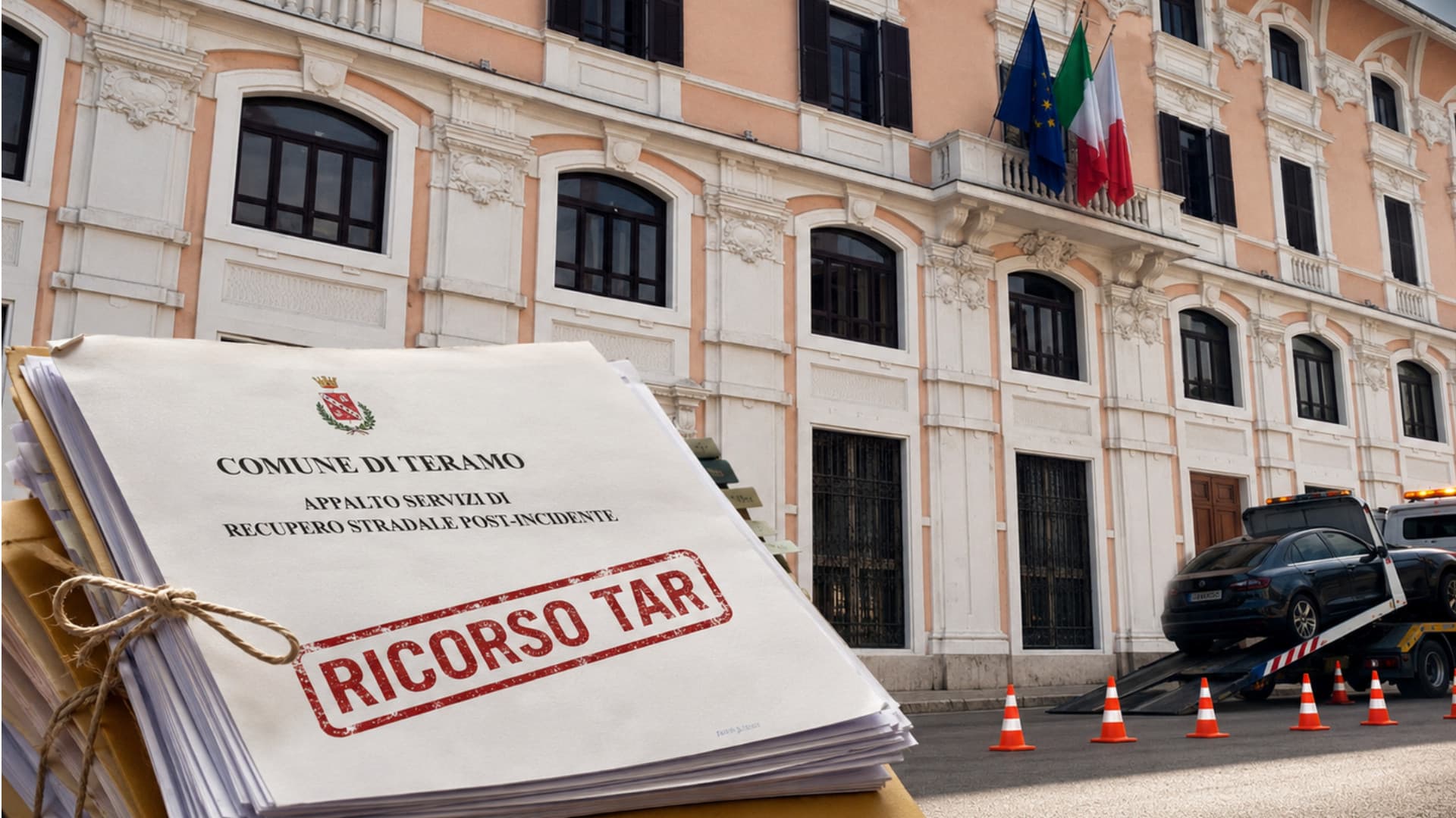 Gara post-incidente, la sfida al Comune di Teramo arriva al Tar: ricorso il 16 settembre