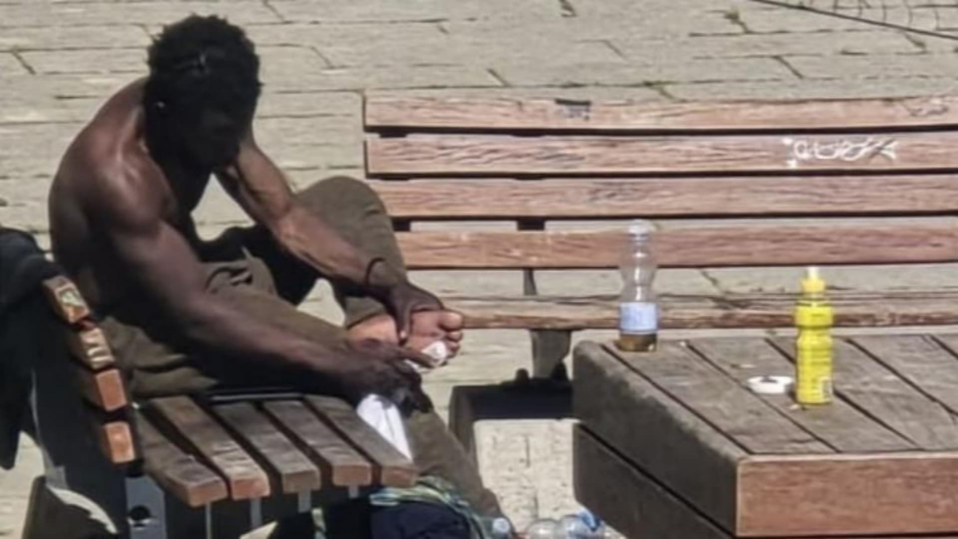 Uno scatto del protagonista della vicenda