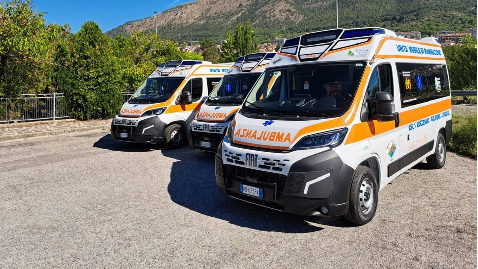 L'Aquila, 118: consegnate tre nuove ambulanze