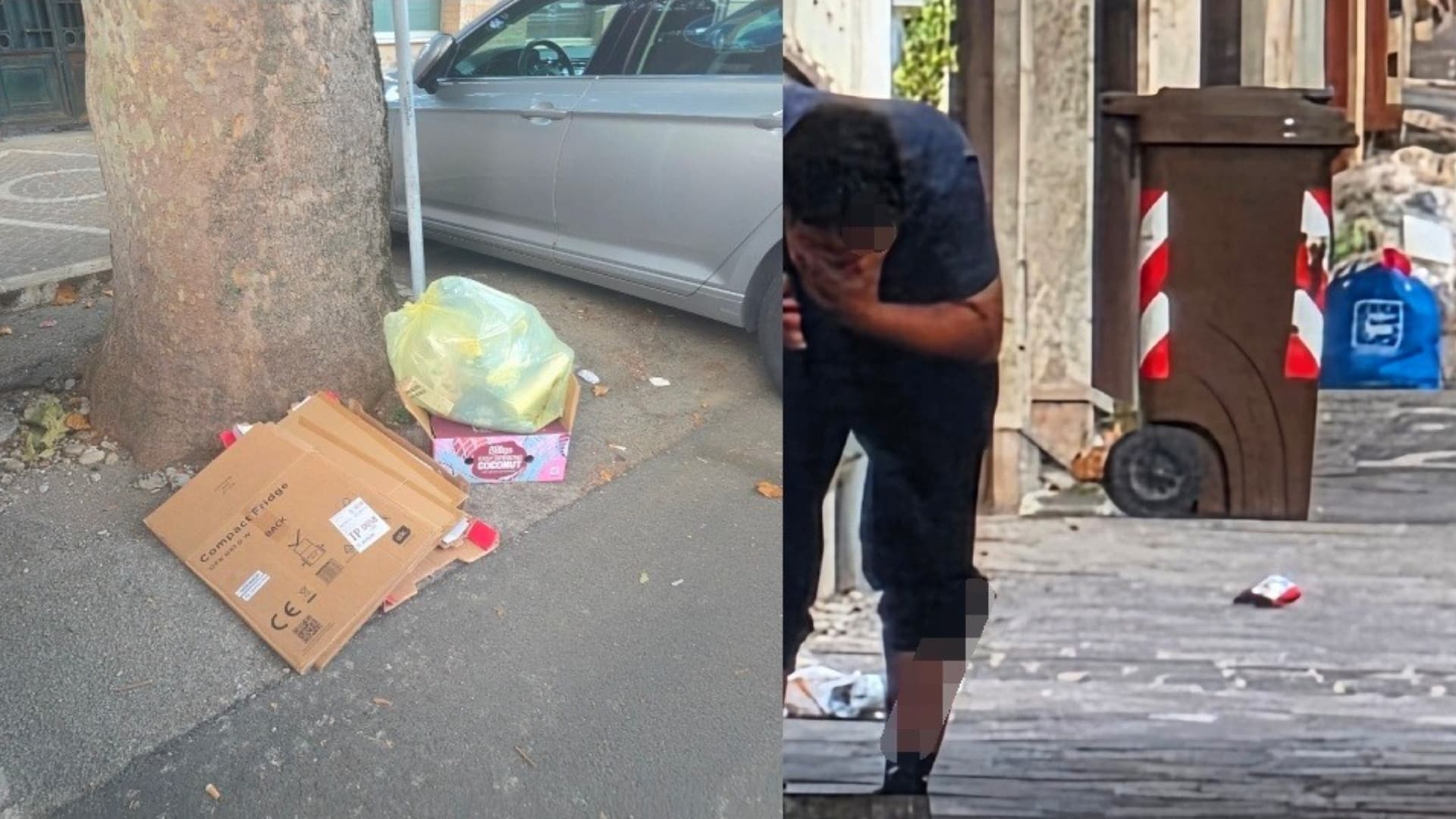 Viale Bovio, pulito alle sei e di nuovo sporco poco dopo: il degrado che non può essere sempre colpa di Teramo Ambiente