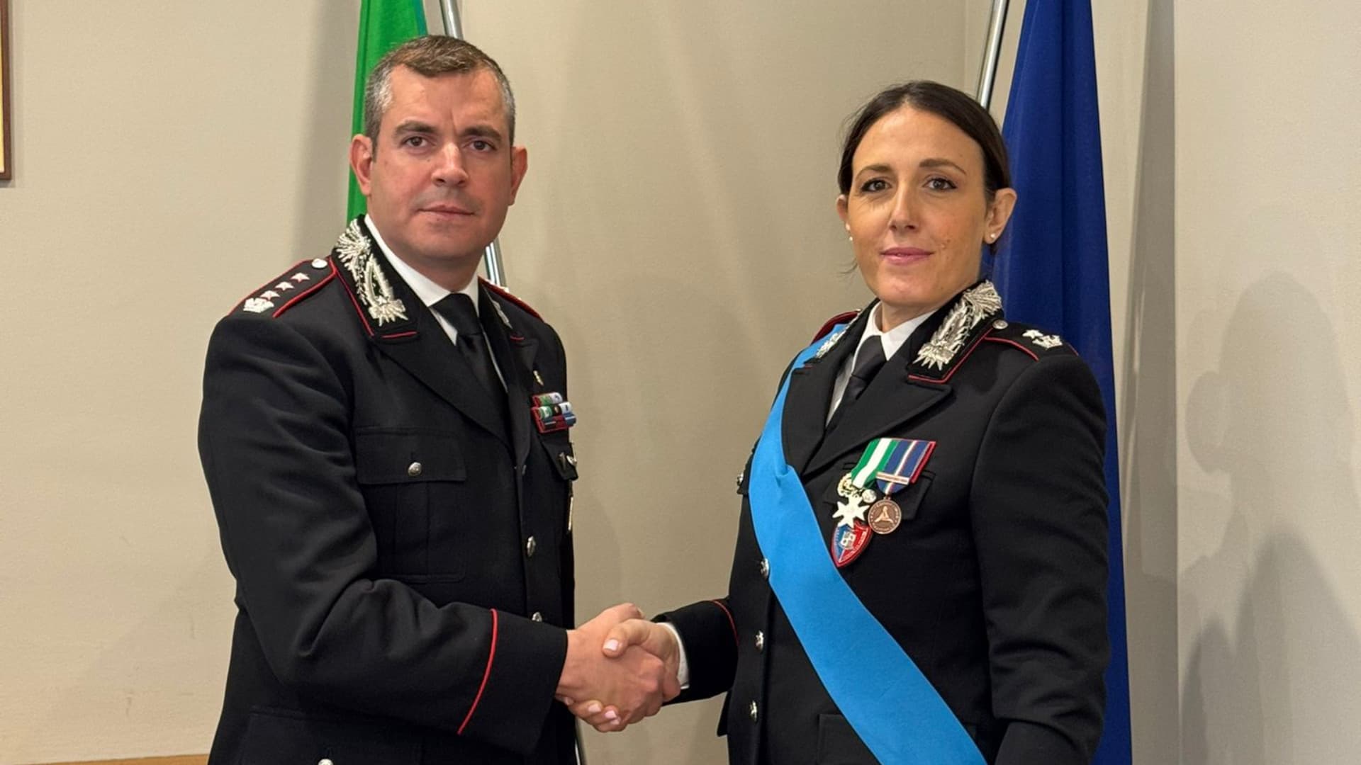 L'Aquila, il Comando provinciale carabinieri ha il nuovo capo ufficio: è il maggiore Valentina Scipioni