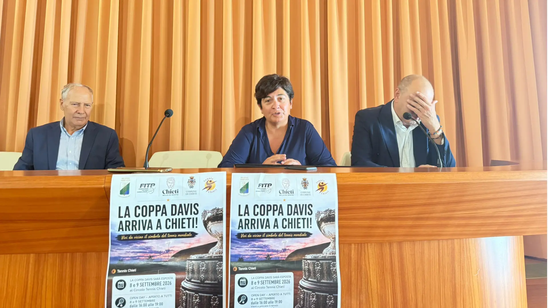 Da sinistra Ginestra, Zappalorto e Marianetti