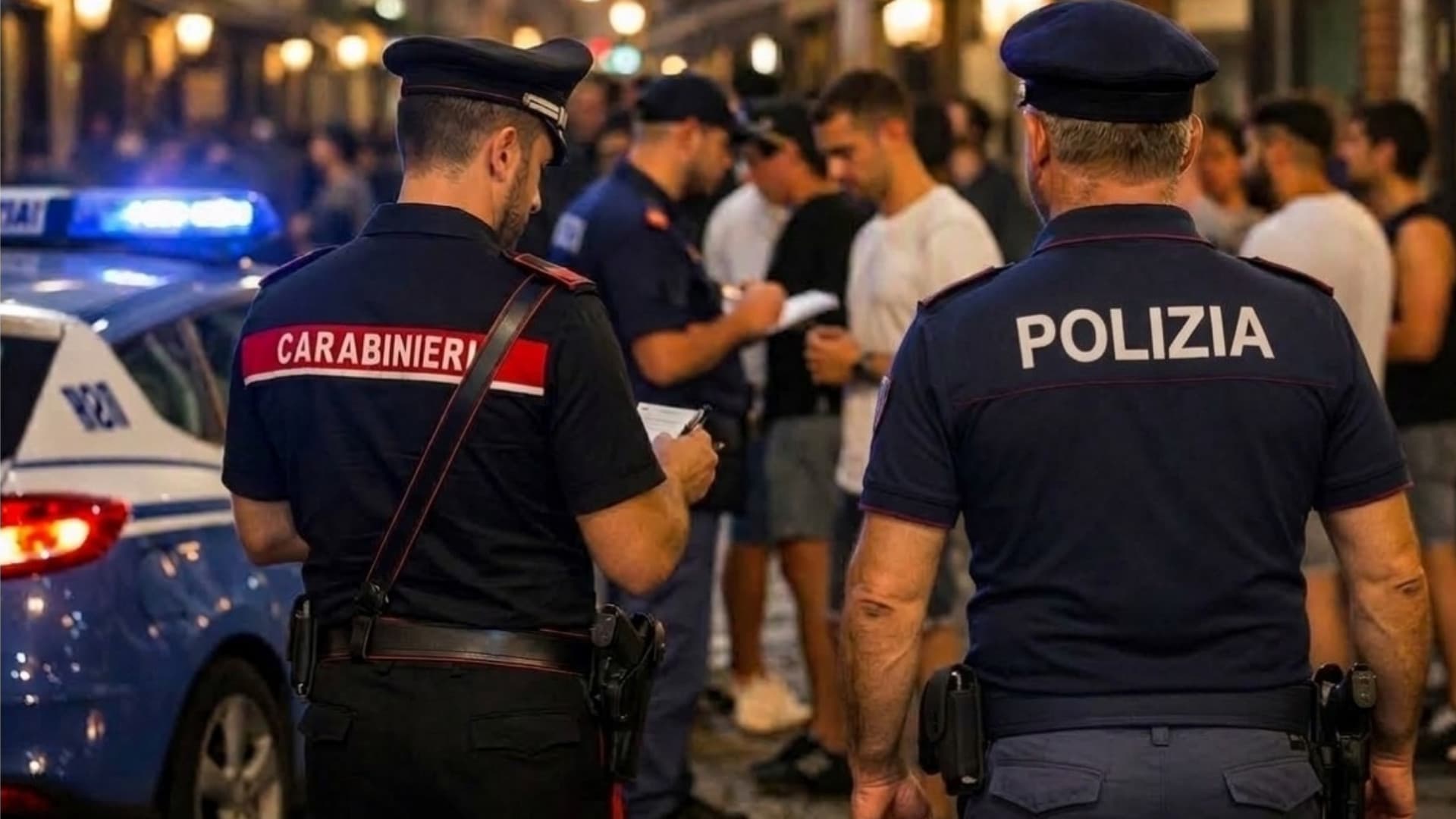 Carabinieri e polizia a Chieti