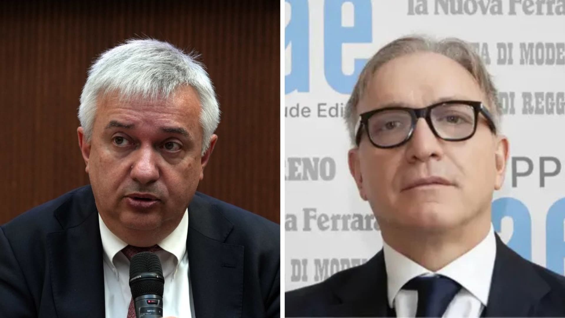 Maurizio Molinari e Alberto Leonardis