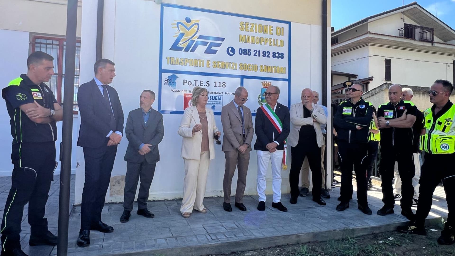 Manoppello, nuova sede del 118: 120 interventi al mese e si lavora alla piattaforma per l’elisoccorso