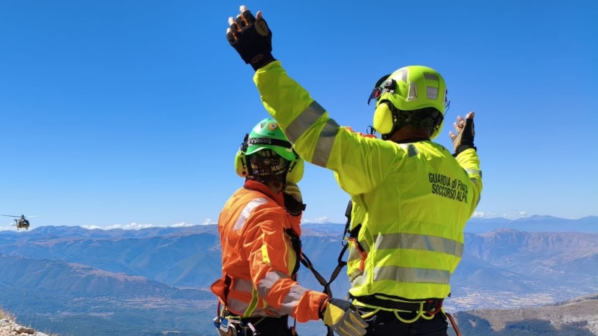 Esercitazione sulla Maiella, operazione congiunta per essere pronti al salvataggio