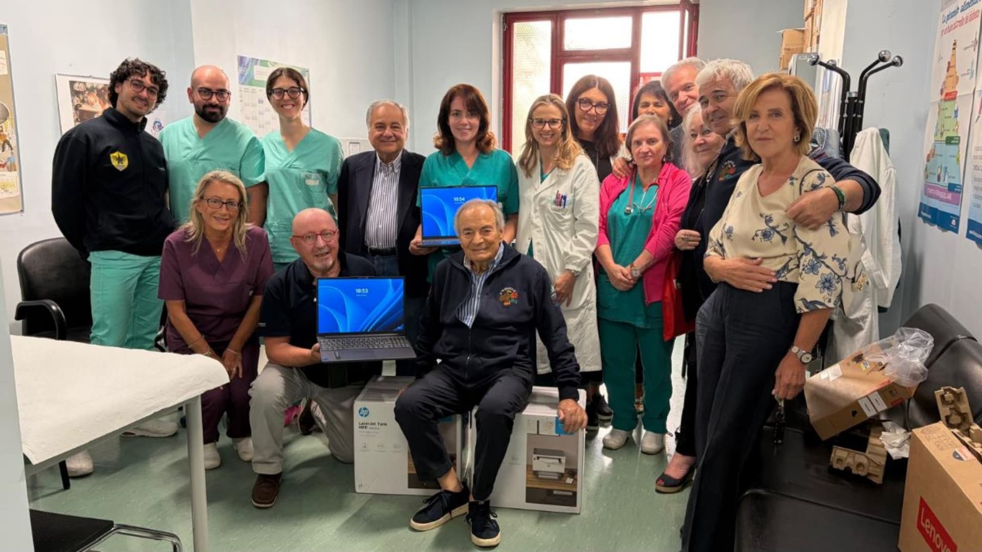 L'Aquila, Ospedale San Salvatore: donazione agli ambulatori di Diabetologi