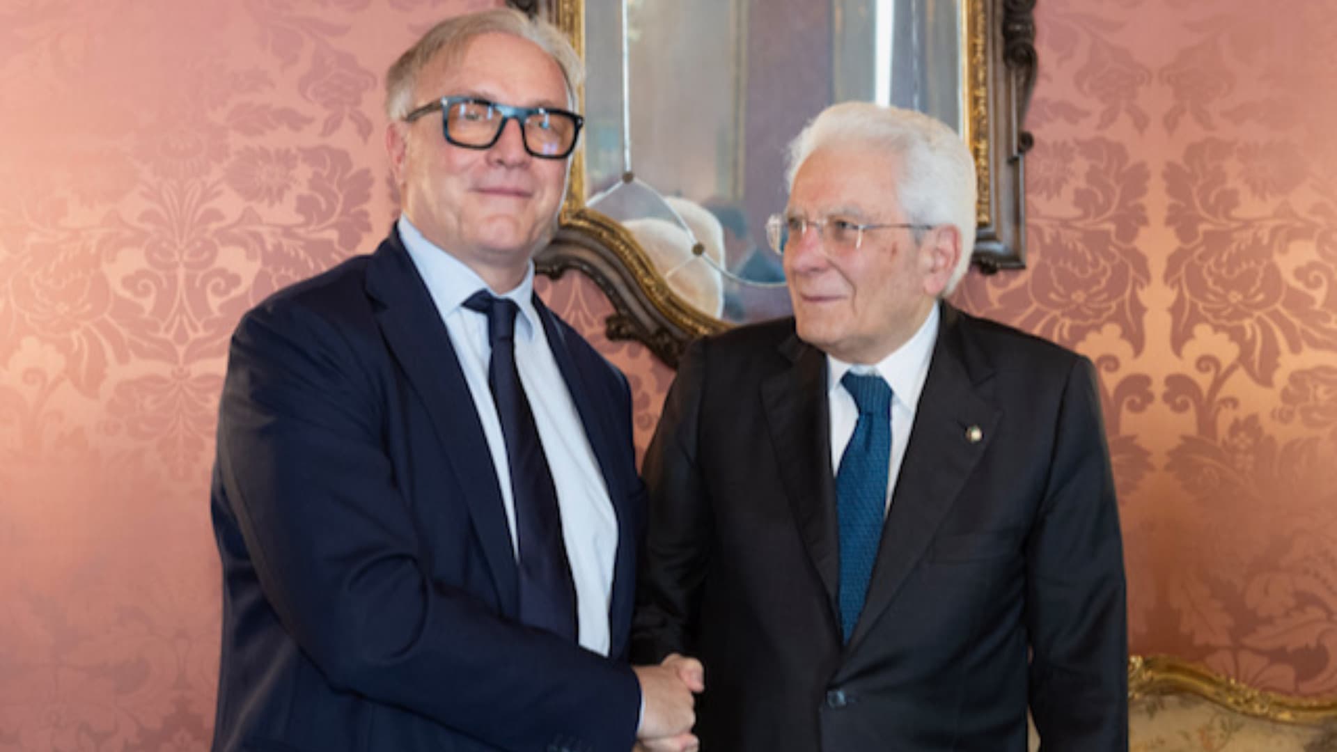 Alberto Leonardis e Sergio Mattarella