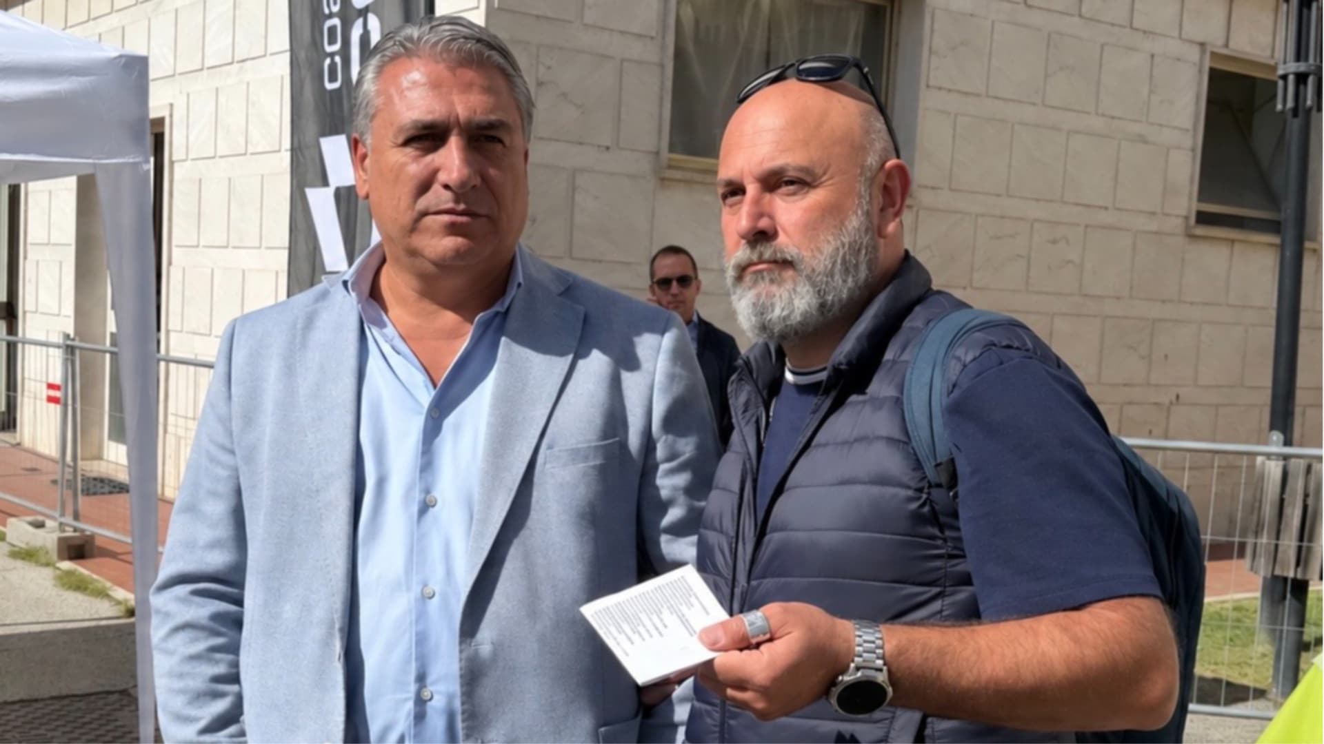 Canzio (a sinistra) e Matteucci