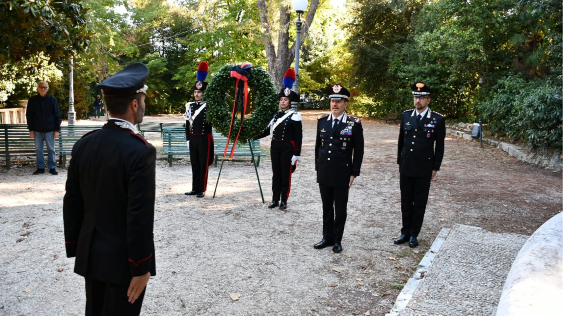 Chieti commemora il capitano Chiaffredo Bergia: cerimonia solenne nel piazzale a lui intitolato