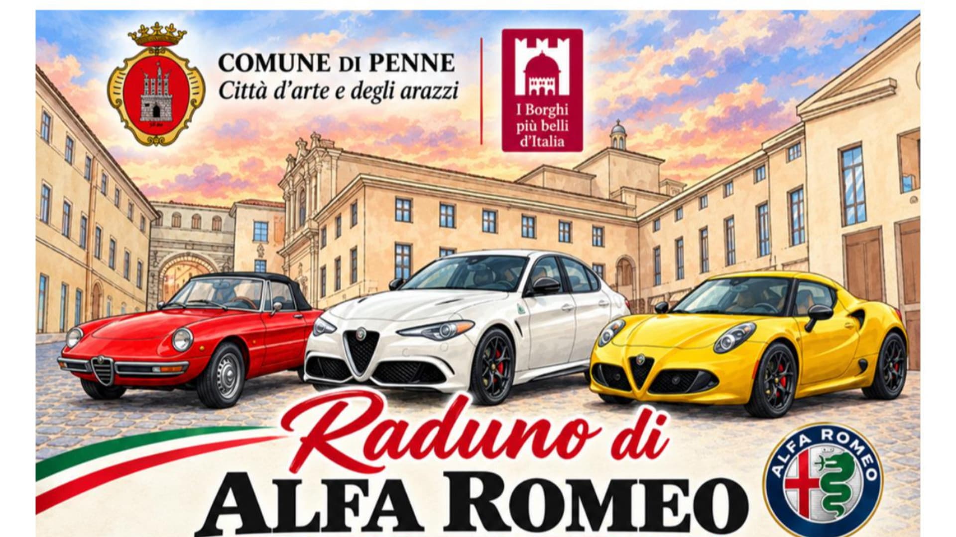 A Penne il raduno Alfa Romeo “Motori & Memoria”