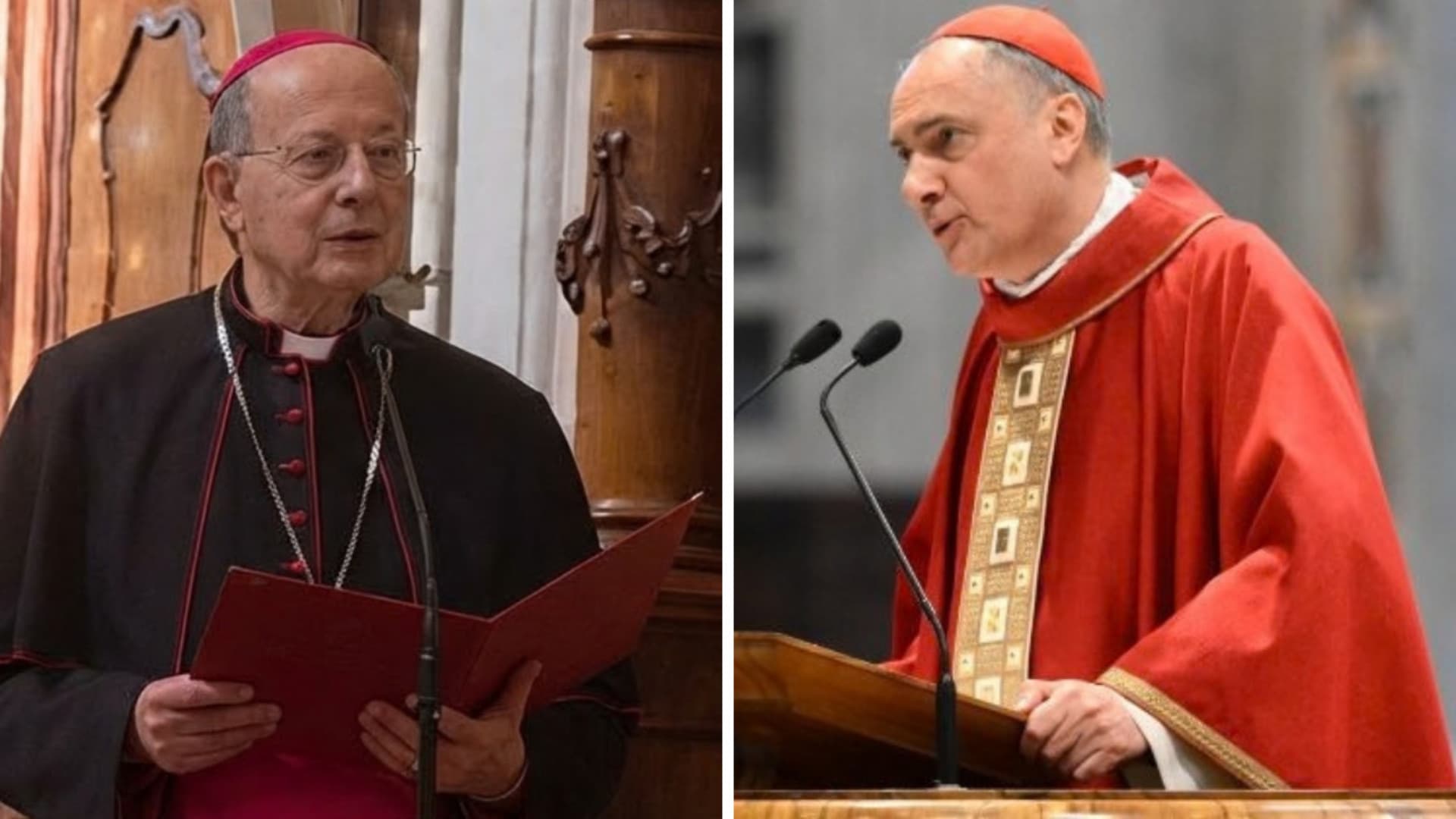 Bruno Forte e Mauro Gambetti (foto Vatican Media divisione Foto)