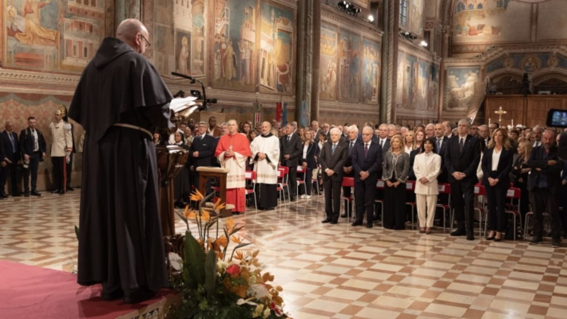 Il presidente ad Assisi (foto Quirinale)