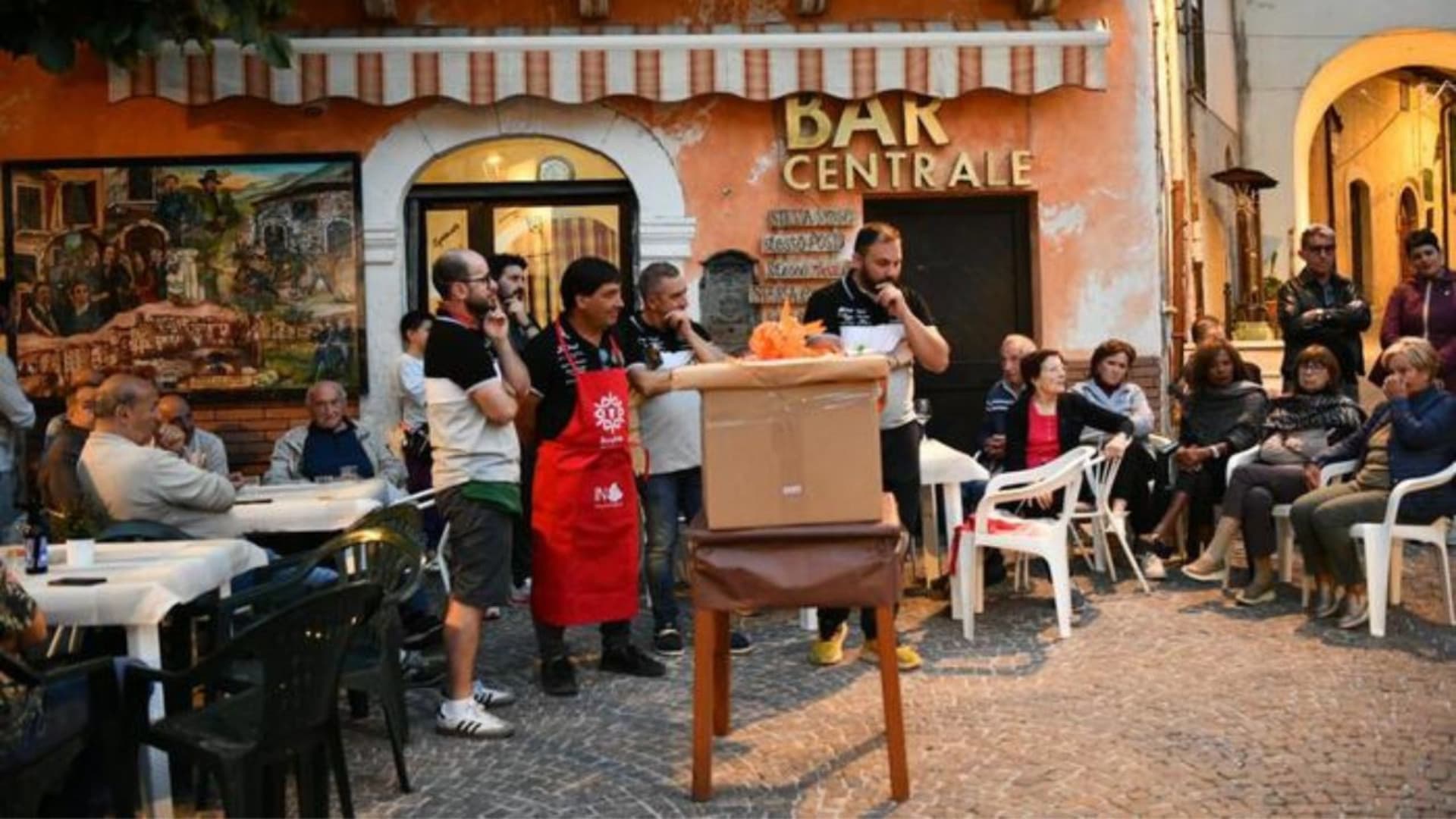 Il locale (foto Ansa)