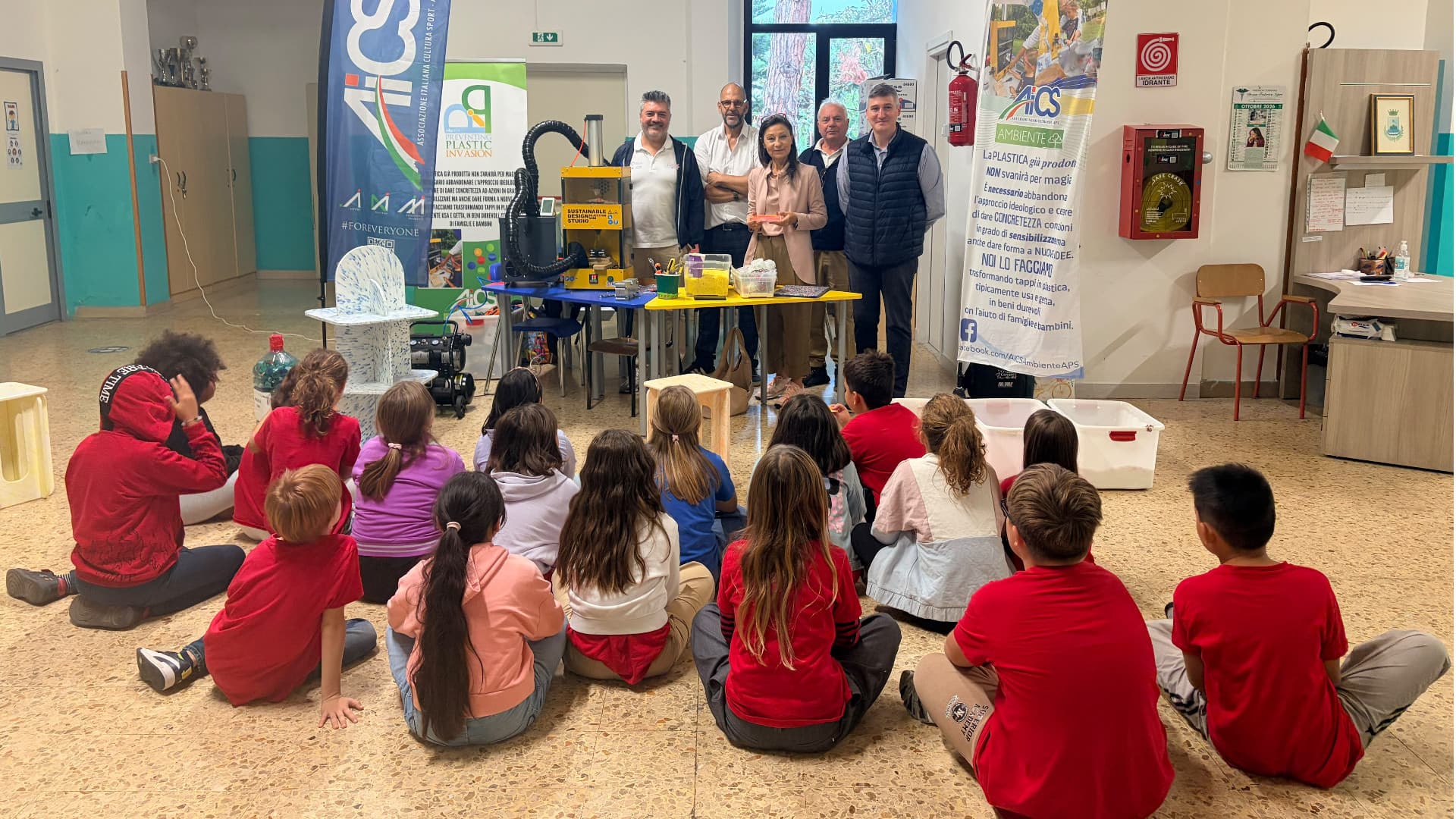 Un laboratorio a scuola