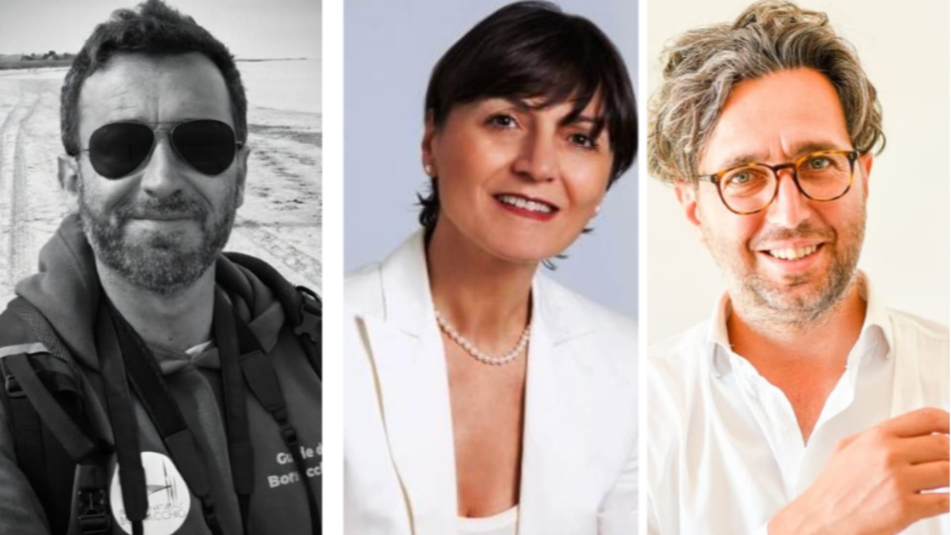 La foto da sinistra a destra: Marco Borgatti, Rosaria Ciancaione e il Sindaco Mario Nugnes