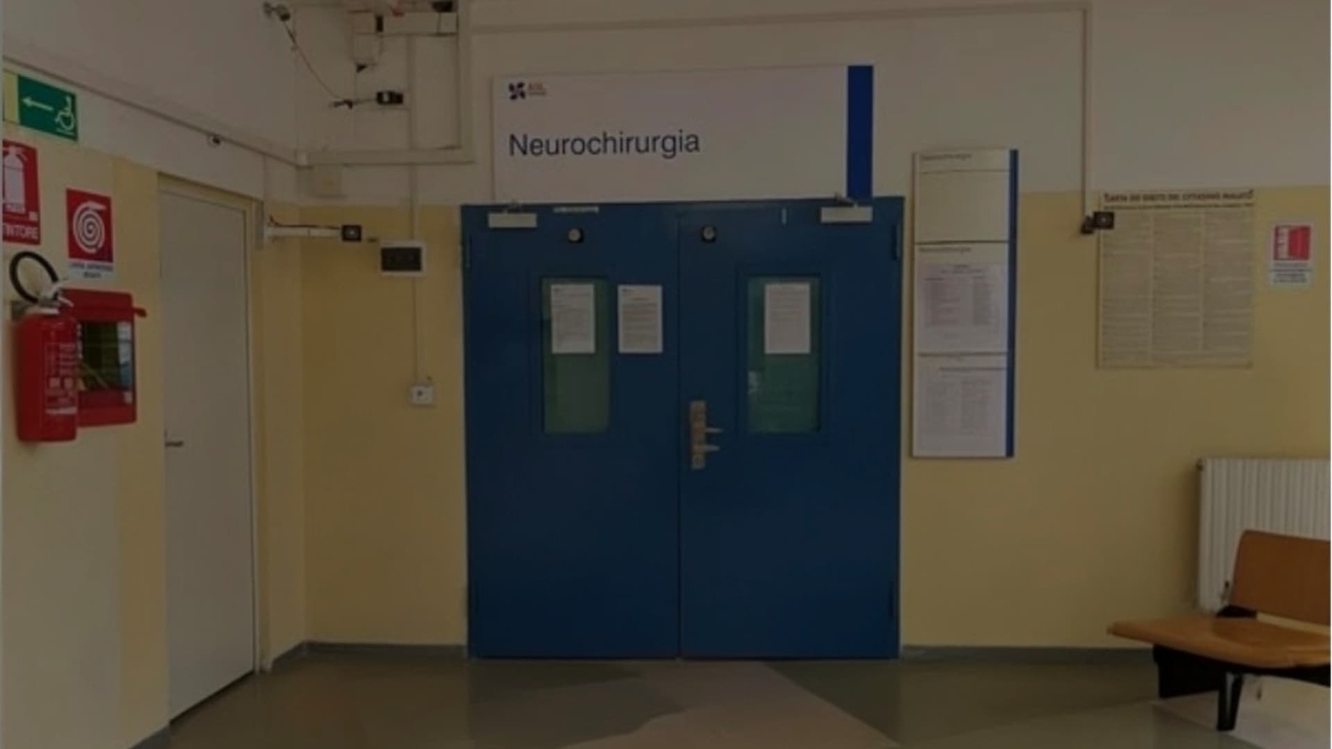 Il reparto di neurochirurgia dell'ospedale di Teramo