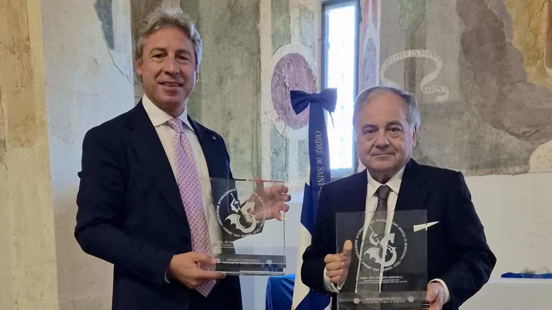 Da sinistra Nazareno Santantonio e Fabrizio Marinelli