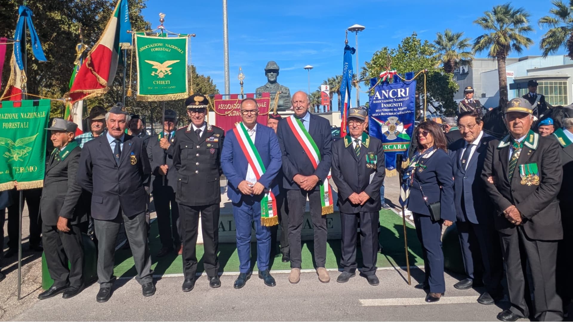 Un momento della cerimonia