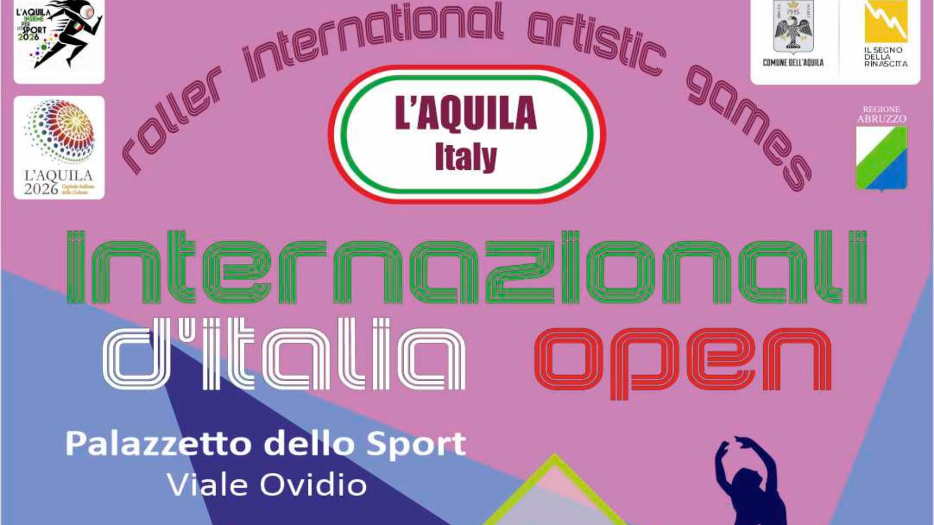 L'Aquila, torna il grande pattinaggio artistico internazionale: campioni e spettacolo nel rinnovato Pattinodromo di viale Ovidio