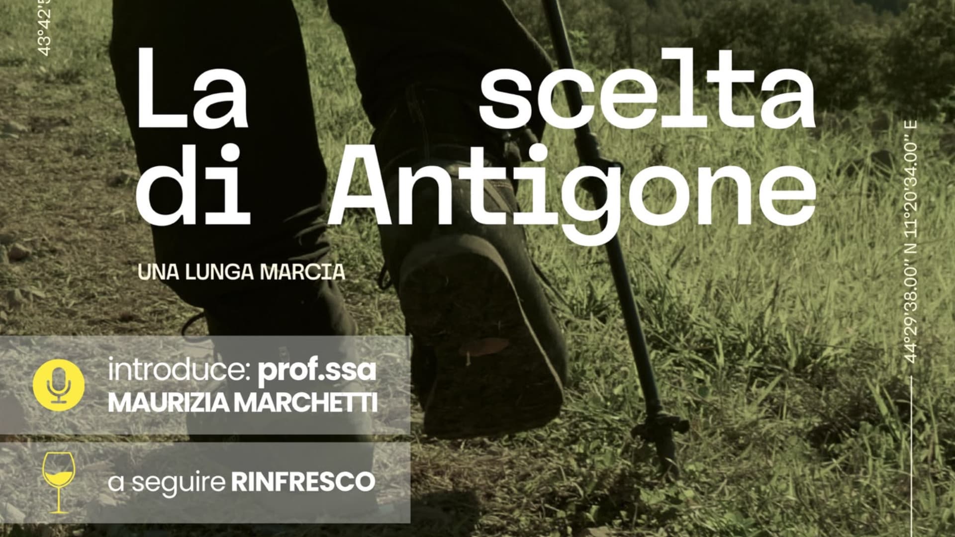 L'Aquila, "La scelta di Antignone" il documentario di Cecilia Fasciani a palazzo Spaventa