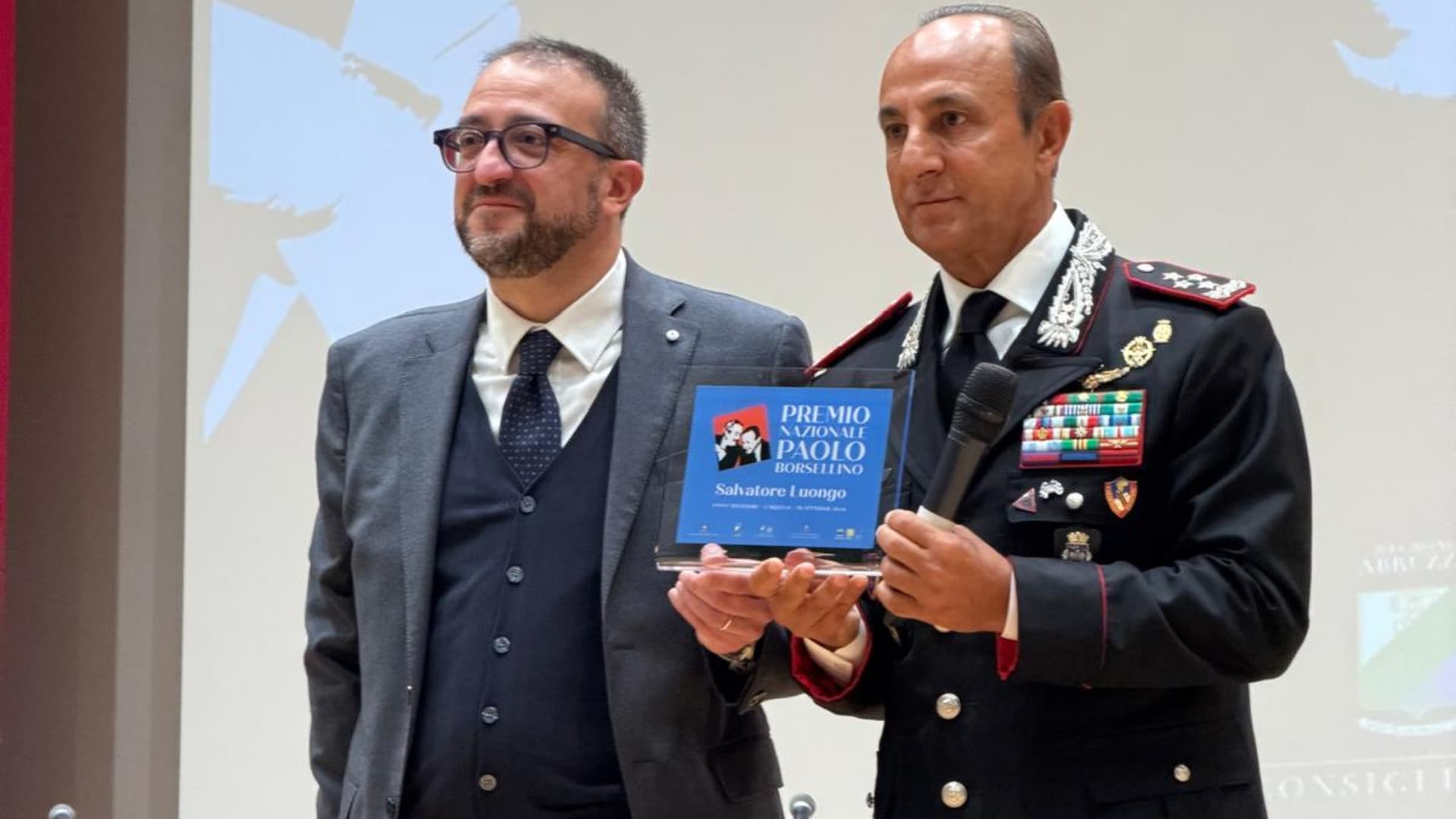 L'Aquila, Biondi sulla cerimonia Premio Borsellino: «Investire nella cultura significa anche promuovere una società più consapevole e capace di respingere ogni forma di illegalità»
