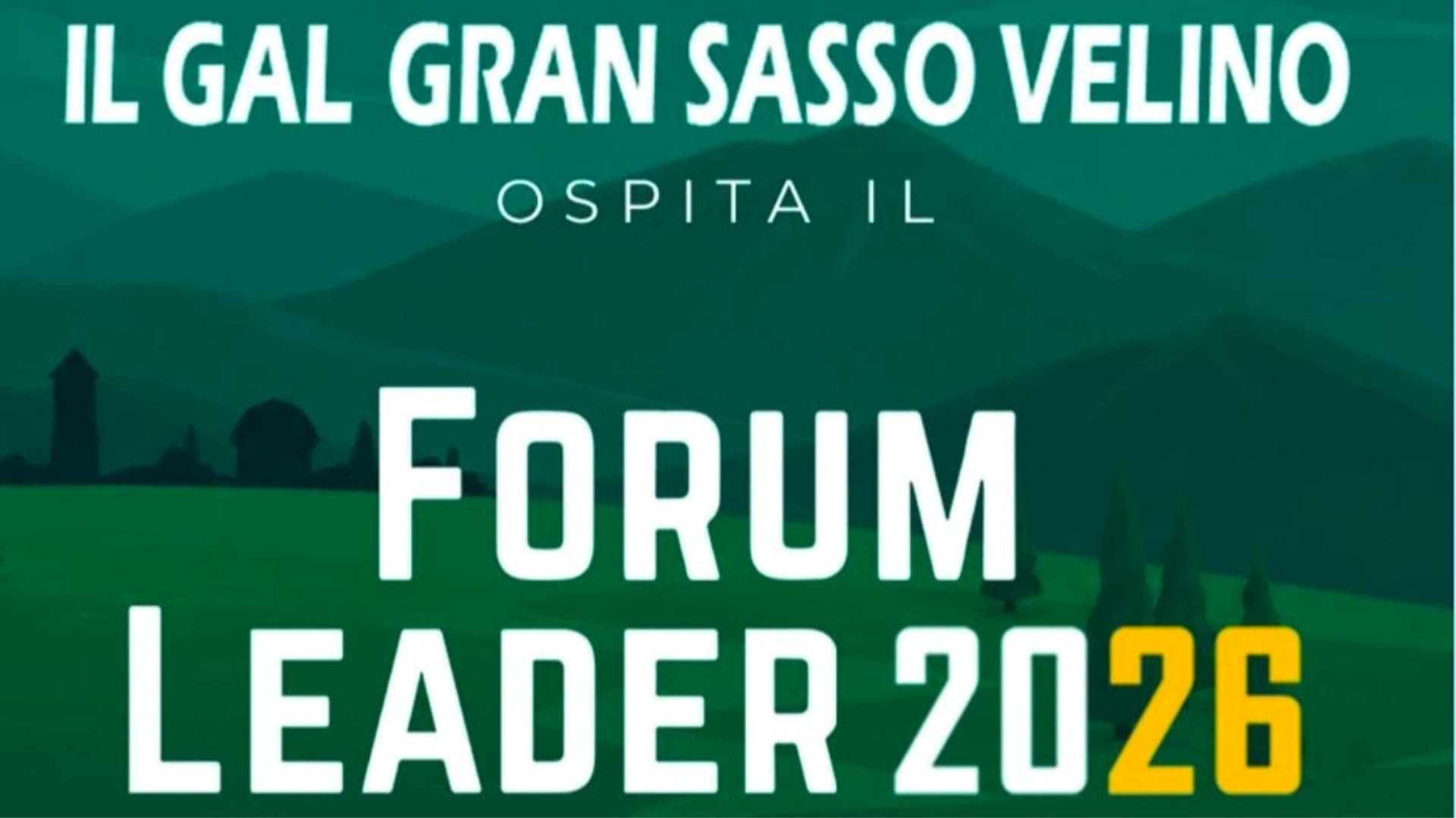Summit Nazionale GAL all'Aquila: Federico presenta il Forum Leader 2026 per invertire lo spopolamento delle aree interne