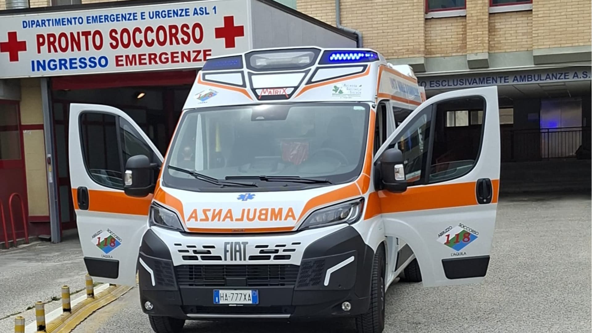 L'Aquila, ennesimo incidente stradale nelle vicinanze della Questura