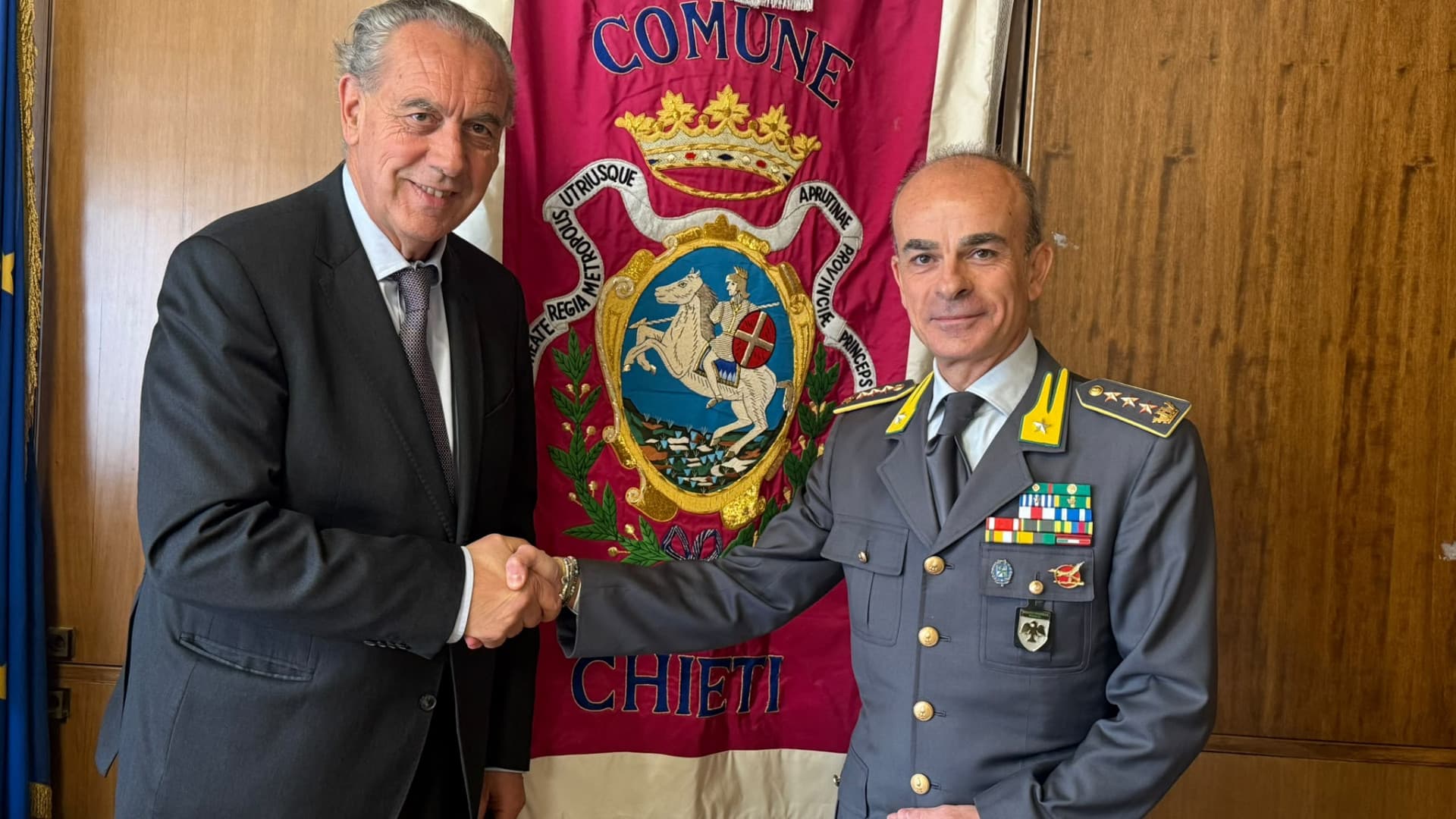 Chieti, rinnovato il protocollo di intesa tra Comune e Guardia di Finanza